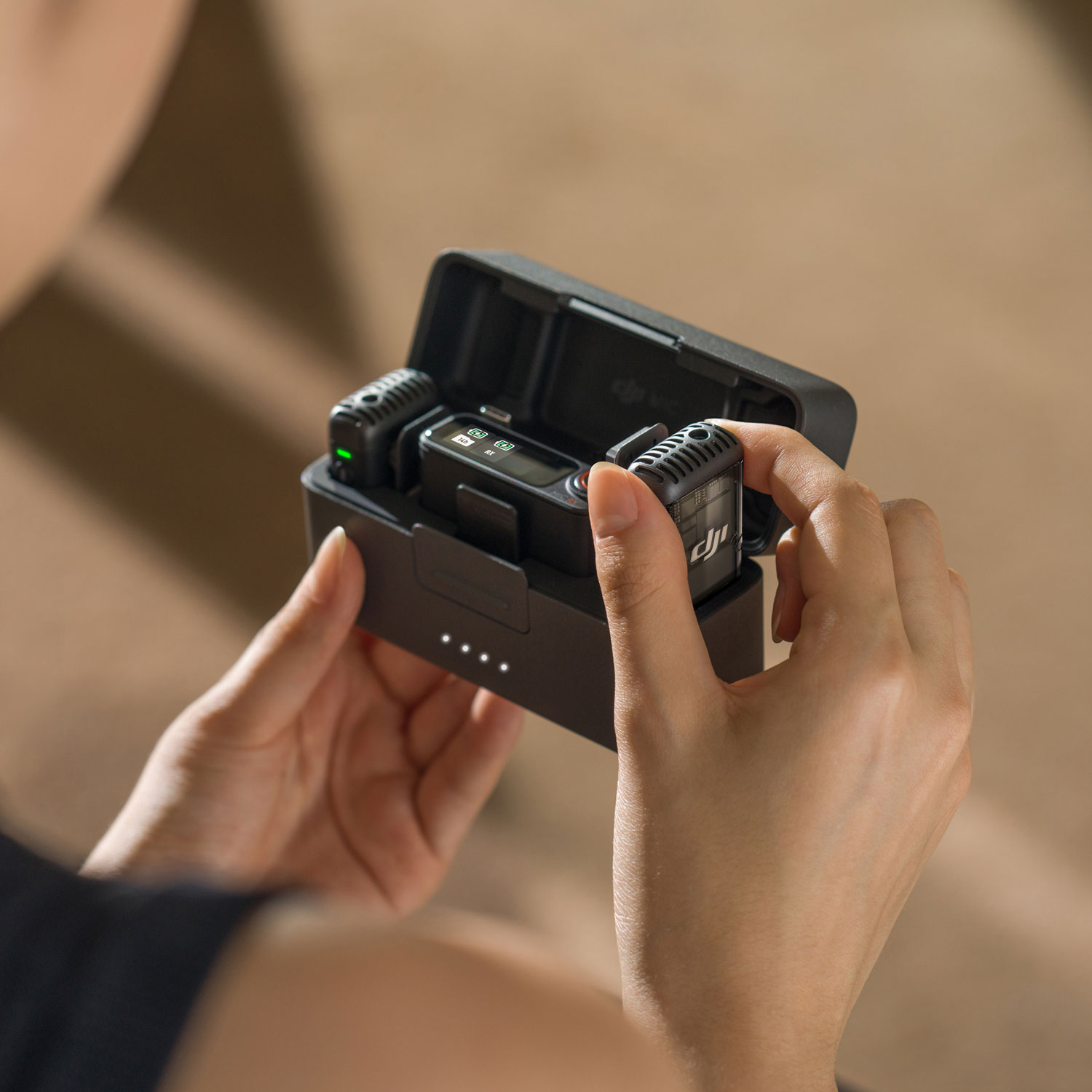 Microphone sans fil Mic 2 de DJI - Noir ombré