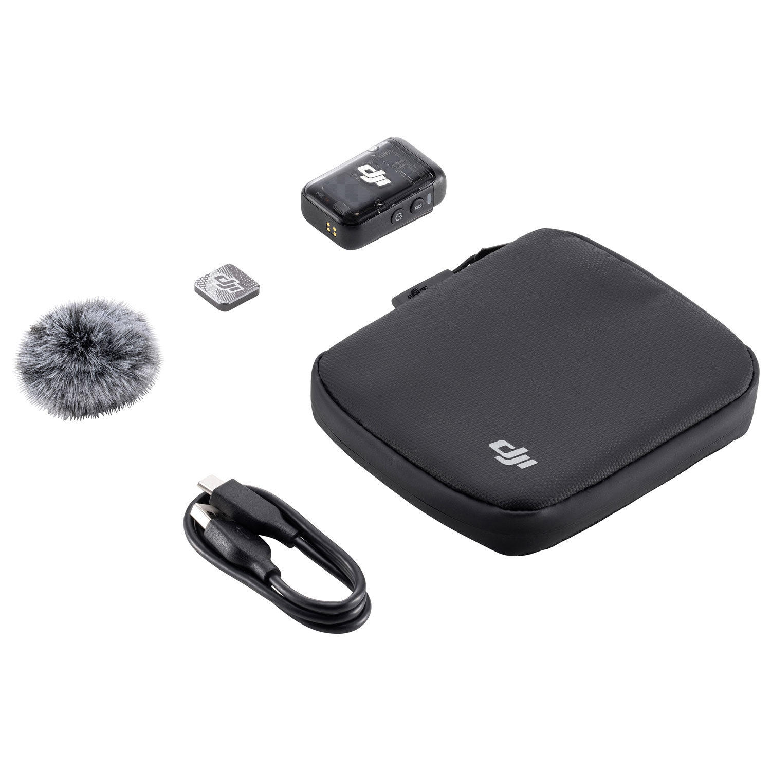Transmetteur de microphone sans fil Mic 2 de DJI - Noir ombré