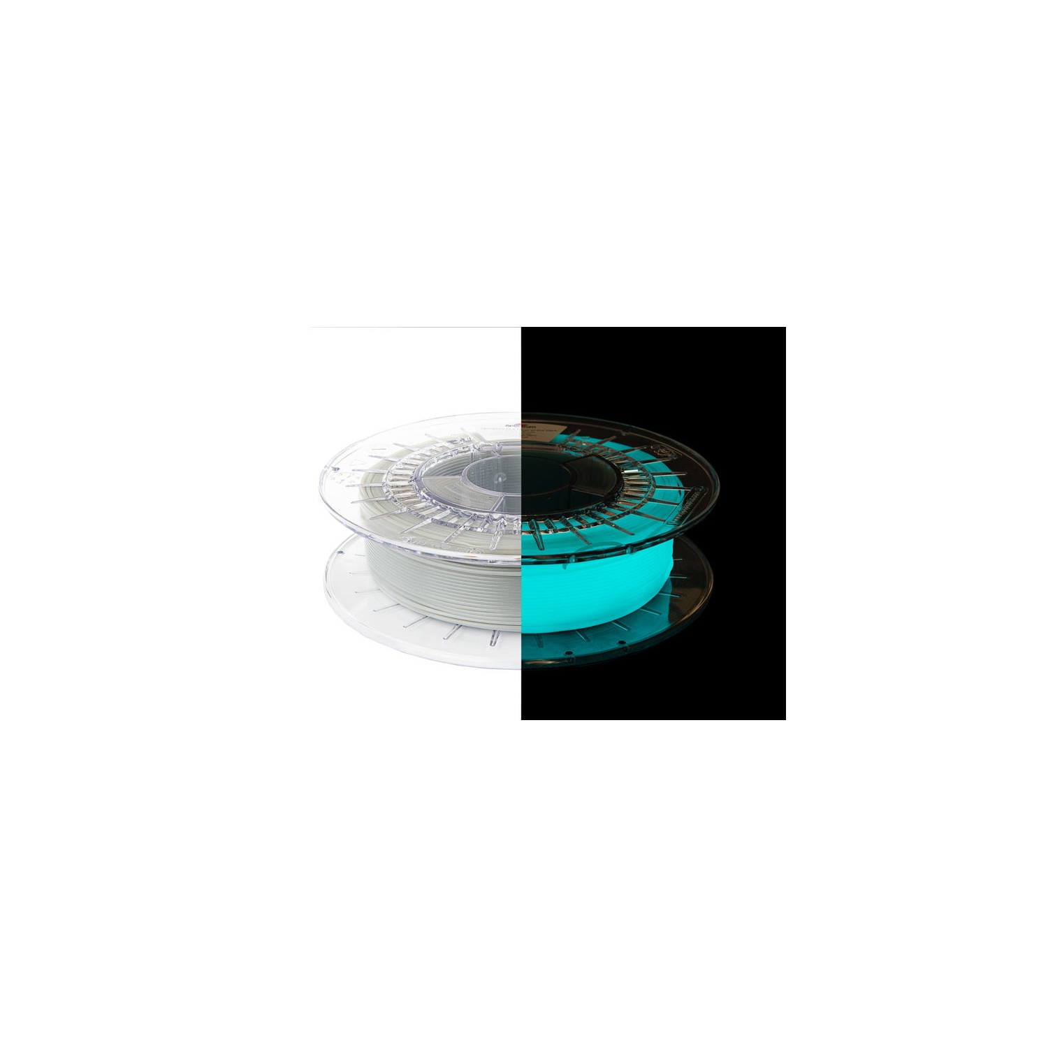 Glow In The Dark Blue - 1.75mm Spectrum PLA Glow in the Dark Filament - 0.5 kg