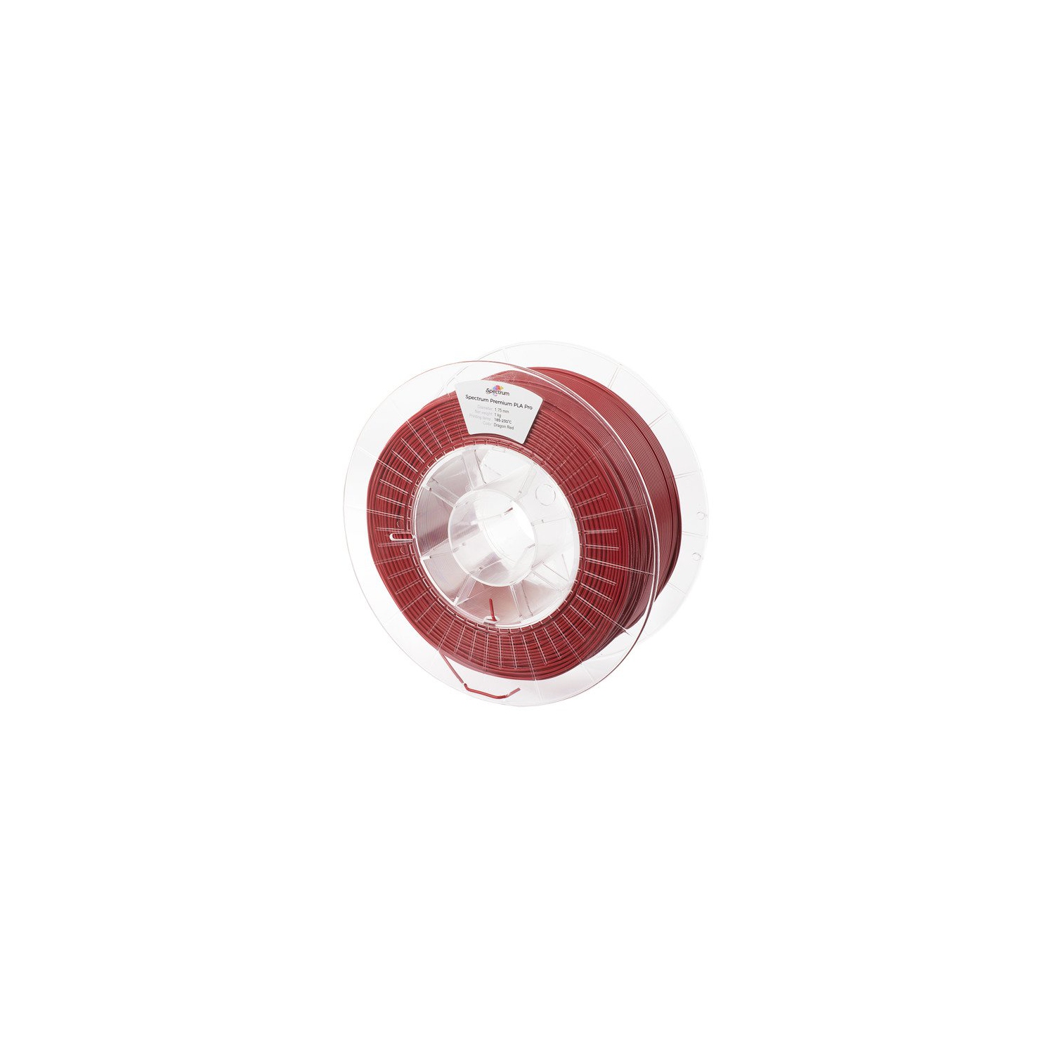 Filament d'acide polylactique Pro Spectrum de 1,75&nbsp;mm - Rouge dragon - 1&nbsp;kg