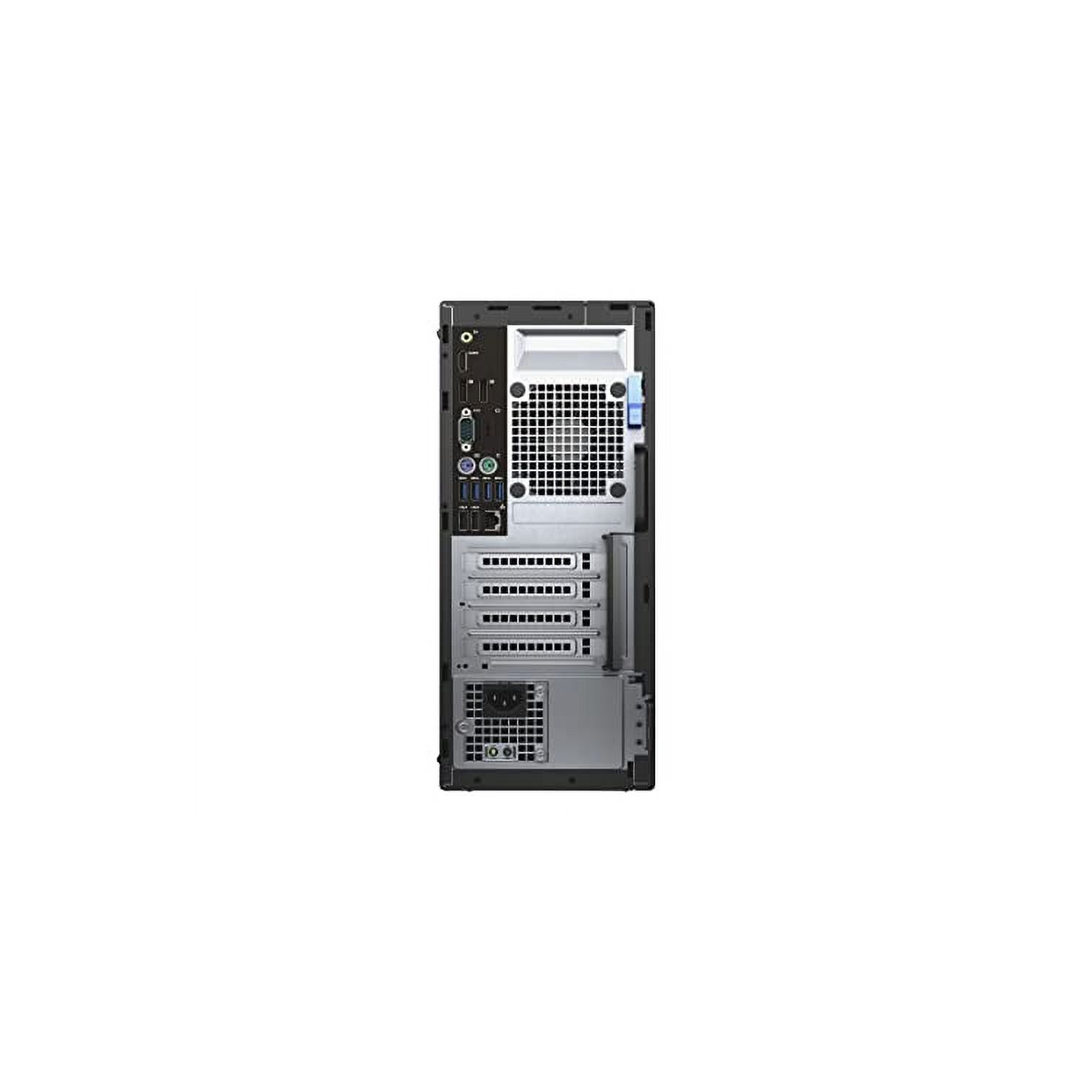 Refurbished - Dell Optiplex 7050 Tower PC, Intel Core i5-6600 3.30GHz, 8GB RAM, 500GB SSD, Windows 10 Pro