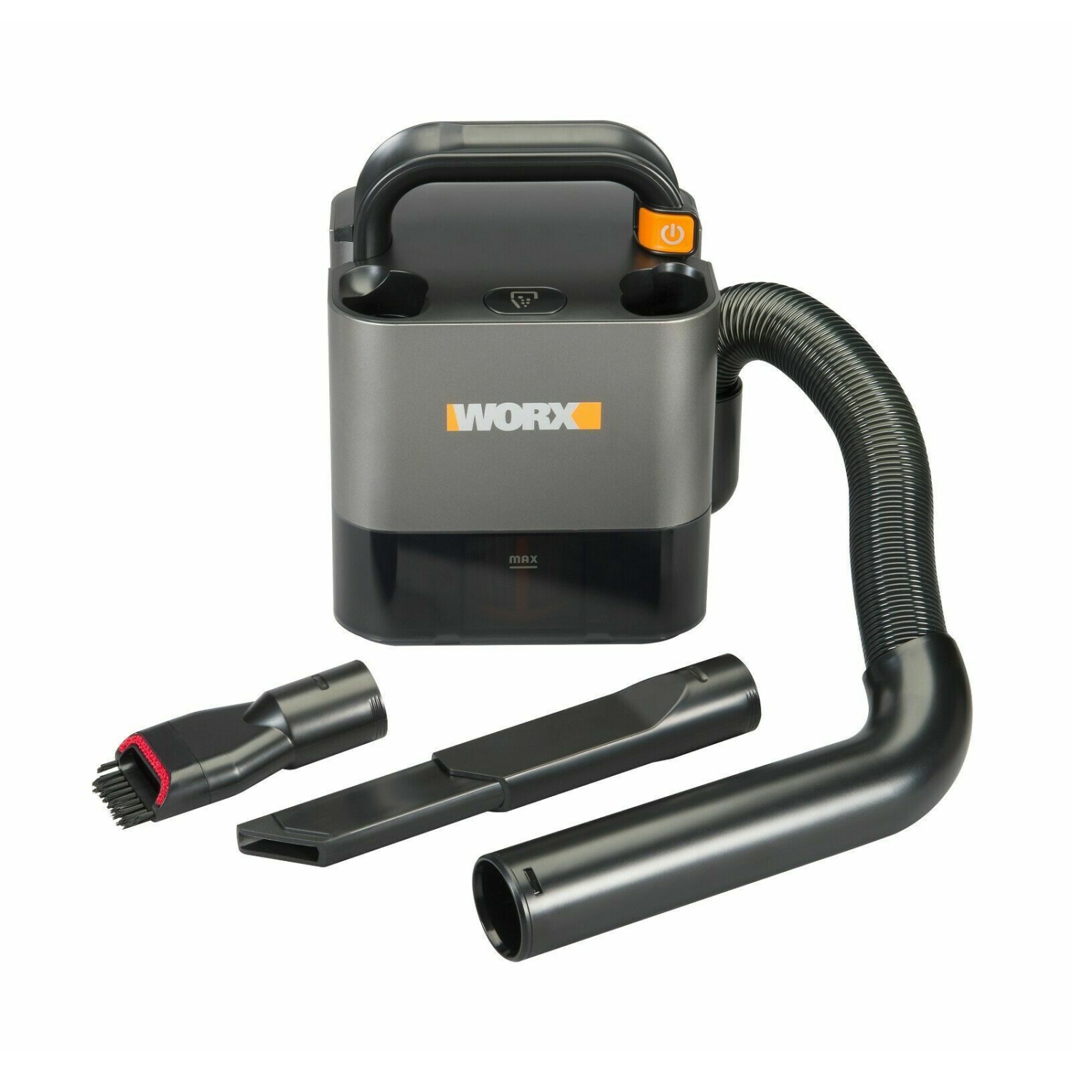 Worx WX030L 20V Power Share Cube Vac Cordless Compact Vacuum with Flex Hose and 2 Suction Speeds