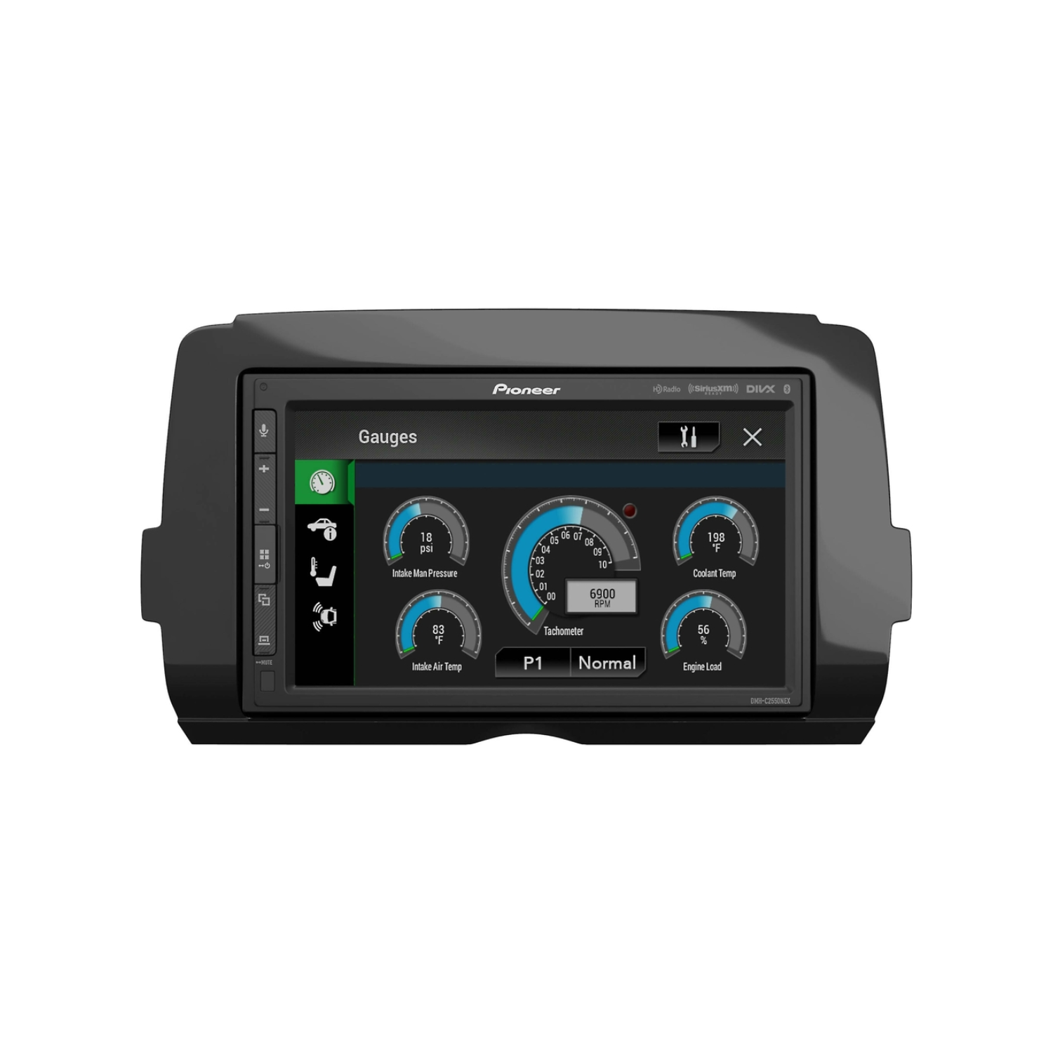 IDatalink – Kit de tableau de bord HD2 2-DIN et commandes pour guidon pour Harley 2014-22