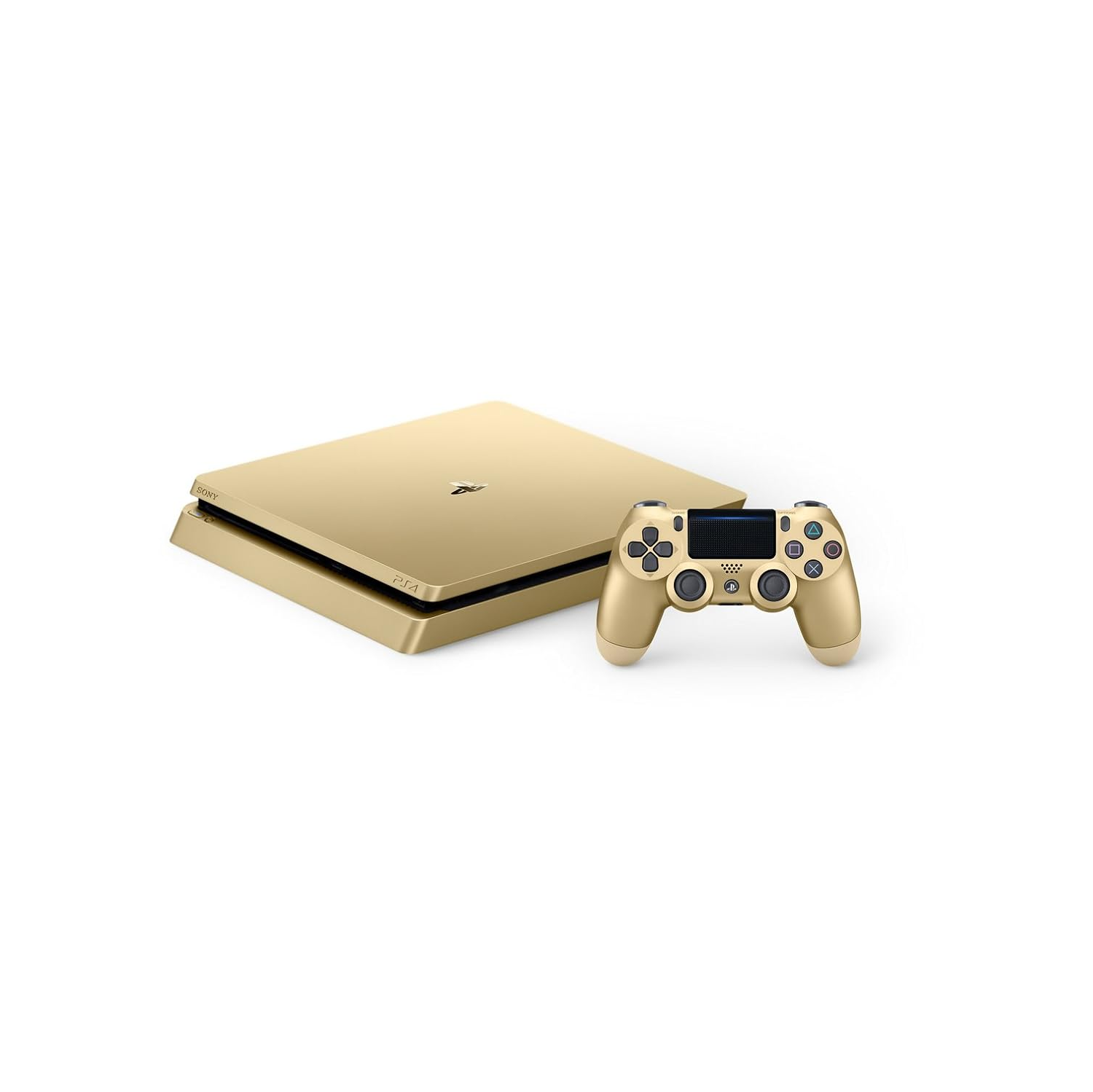 Refurbished (Good) - Sony PlayStation 4 PS4 Slim 1TB Console (Gold)