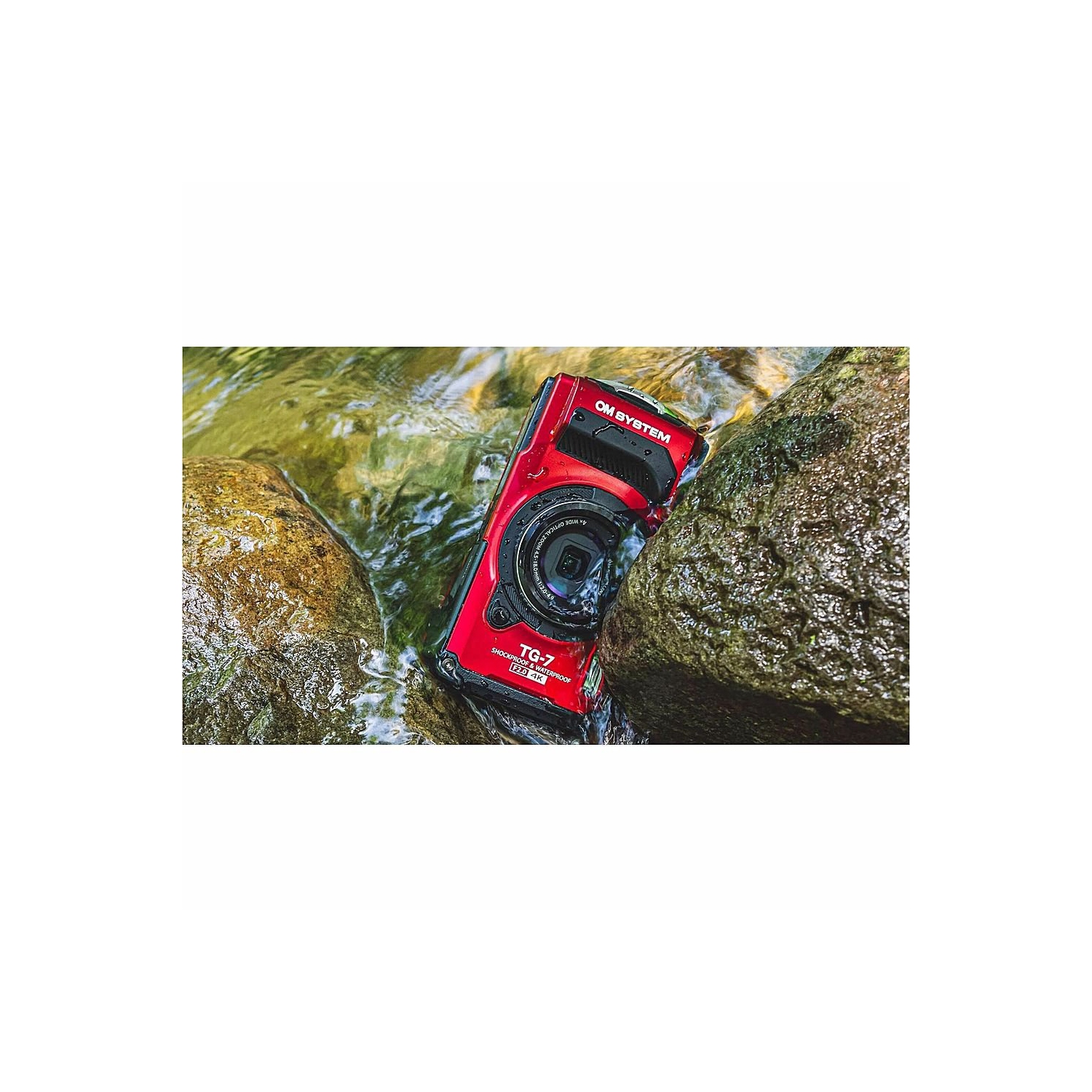 OM SYSTEM Tough TG-7 Digital Camera - Red