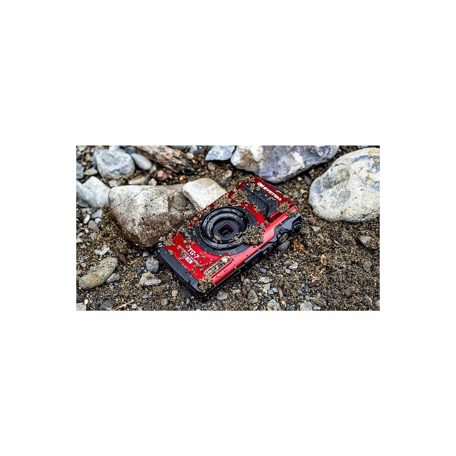 OM SYSTEM Tough TG-7 Digital Camera - Red