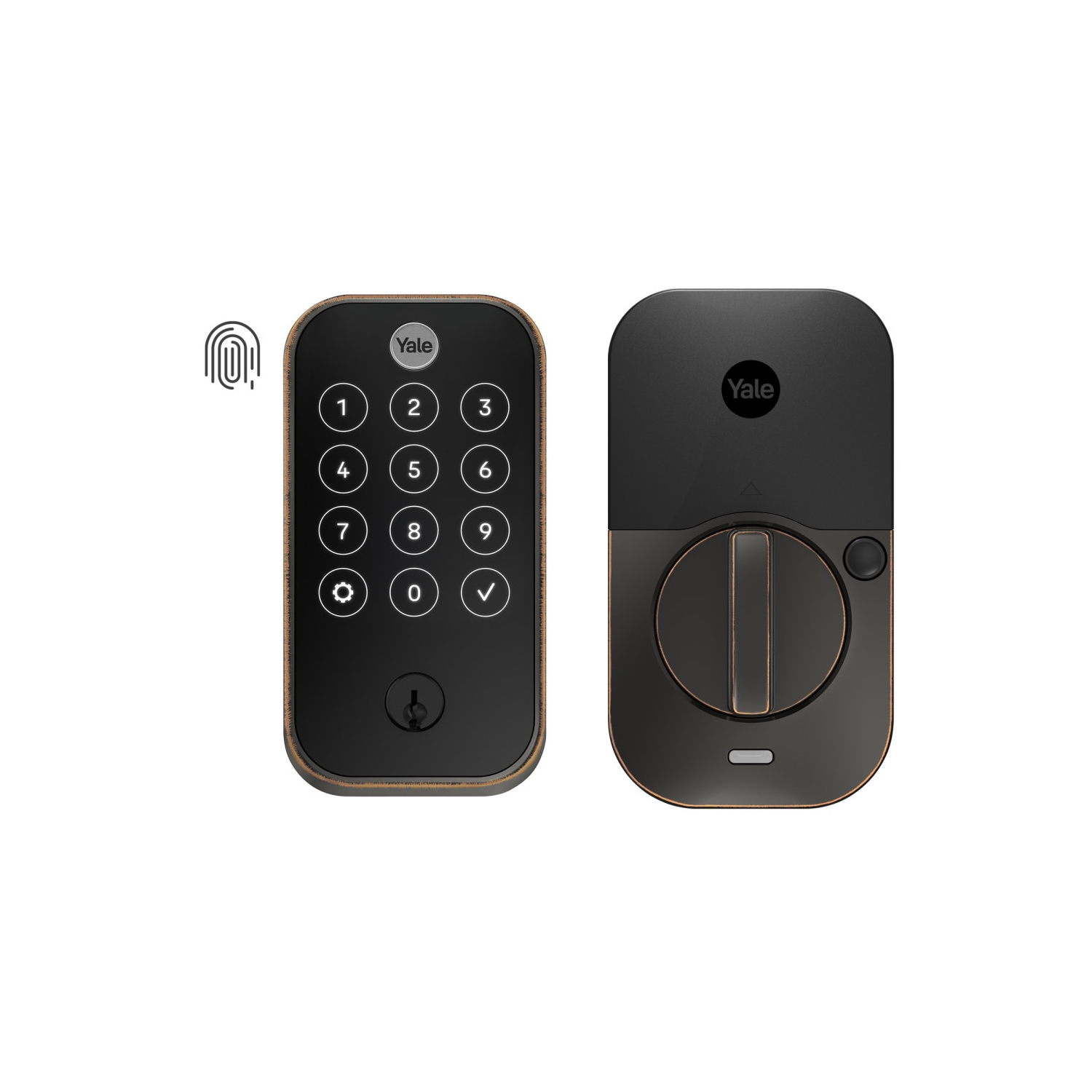 Serrure assure Lock 2 Touch avec Wi-Fi de Yale - Bronze huilé