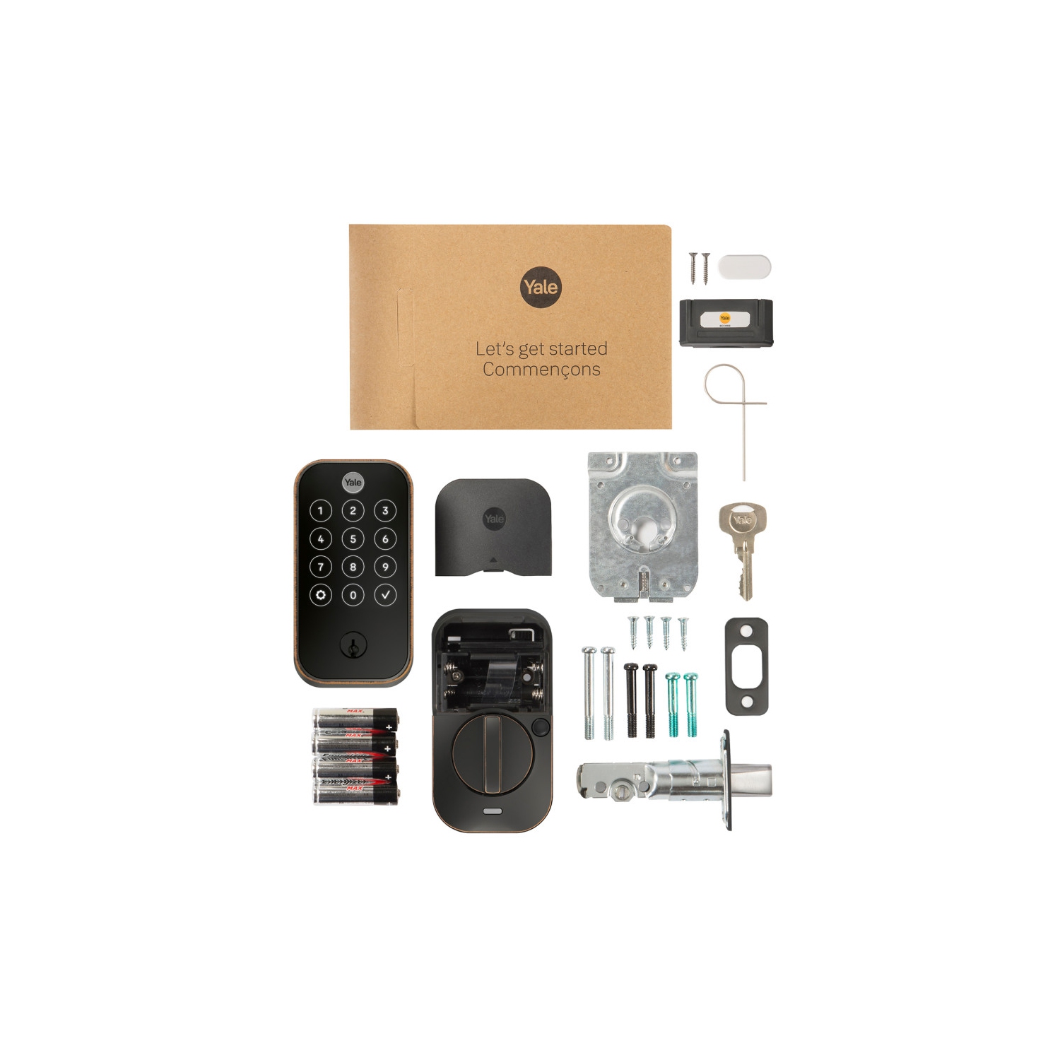 Serrure assure Lock 2 Touch avec Wi-Fi de Yale - Bronze huilé