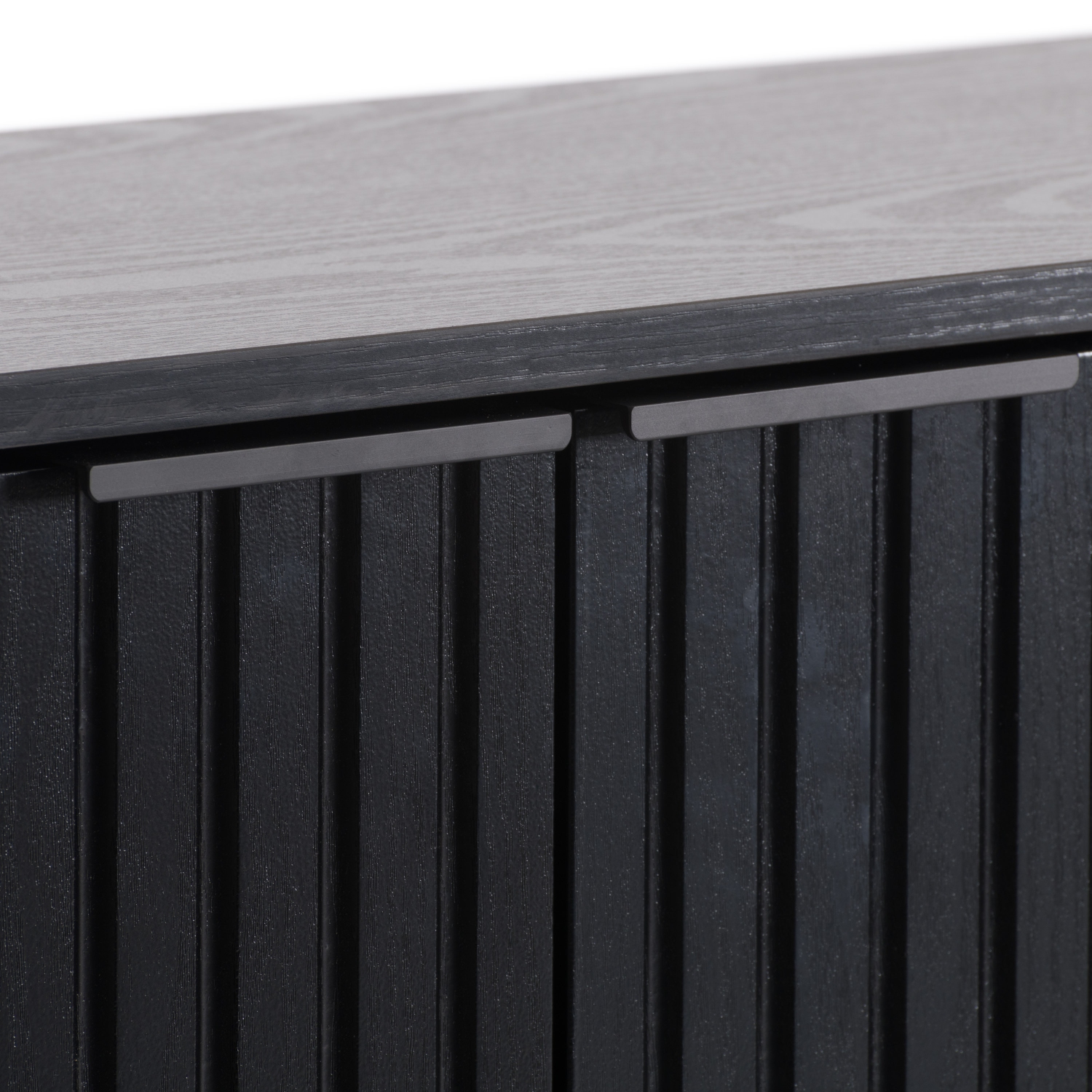 Buffet compact avec buffet noir Leander d'Amber & Emily