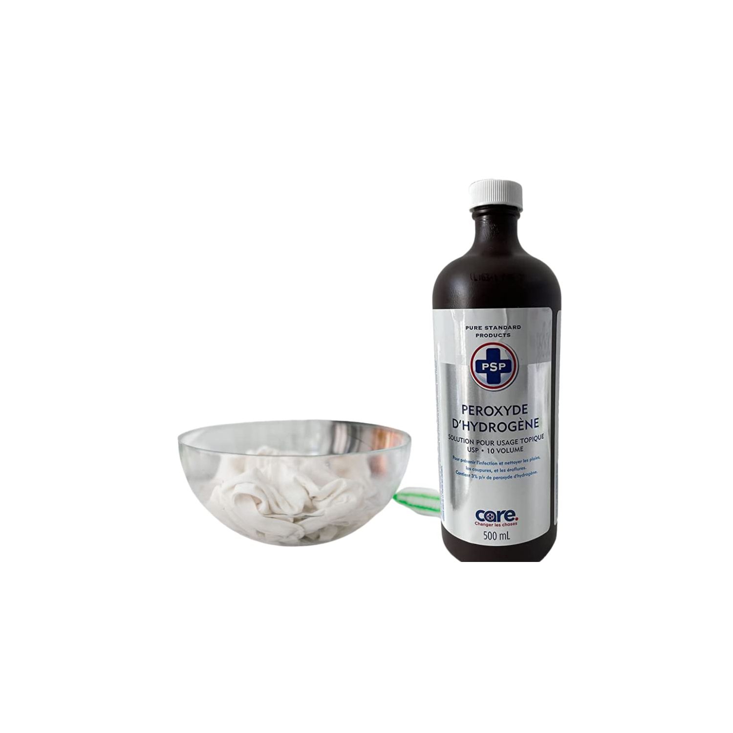 PSP Hydrogen Peroxide 3% USP Sterilization Solution H2O2 Skin Disinfectant