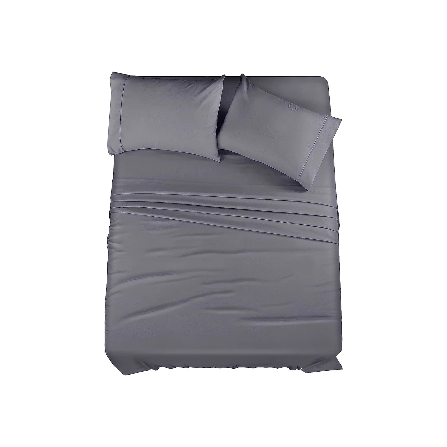 Soft Brushed Microfiber 4 Piece Queen Bedding Set - Shrinkage & Fade Resistant - Easy Care