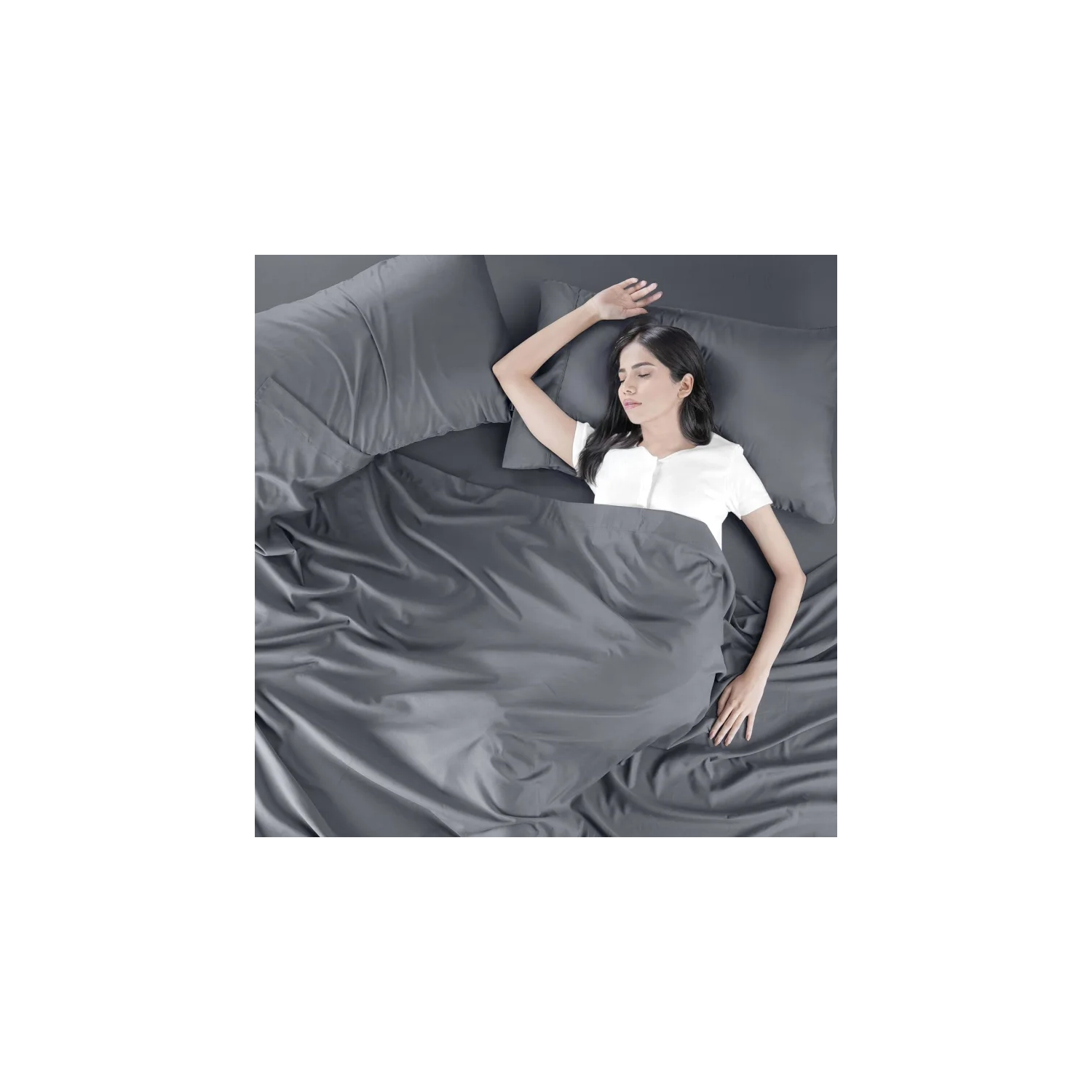 Soft Brushed Microfiber 4 Piece Queen Bedding Set - Shrinkage & Fade Resistant - Easy Care