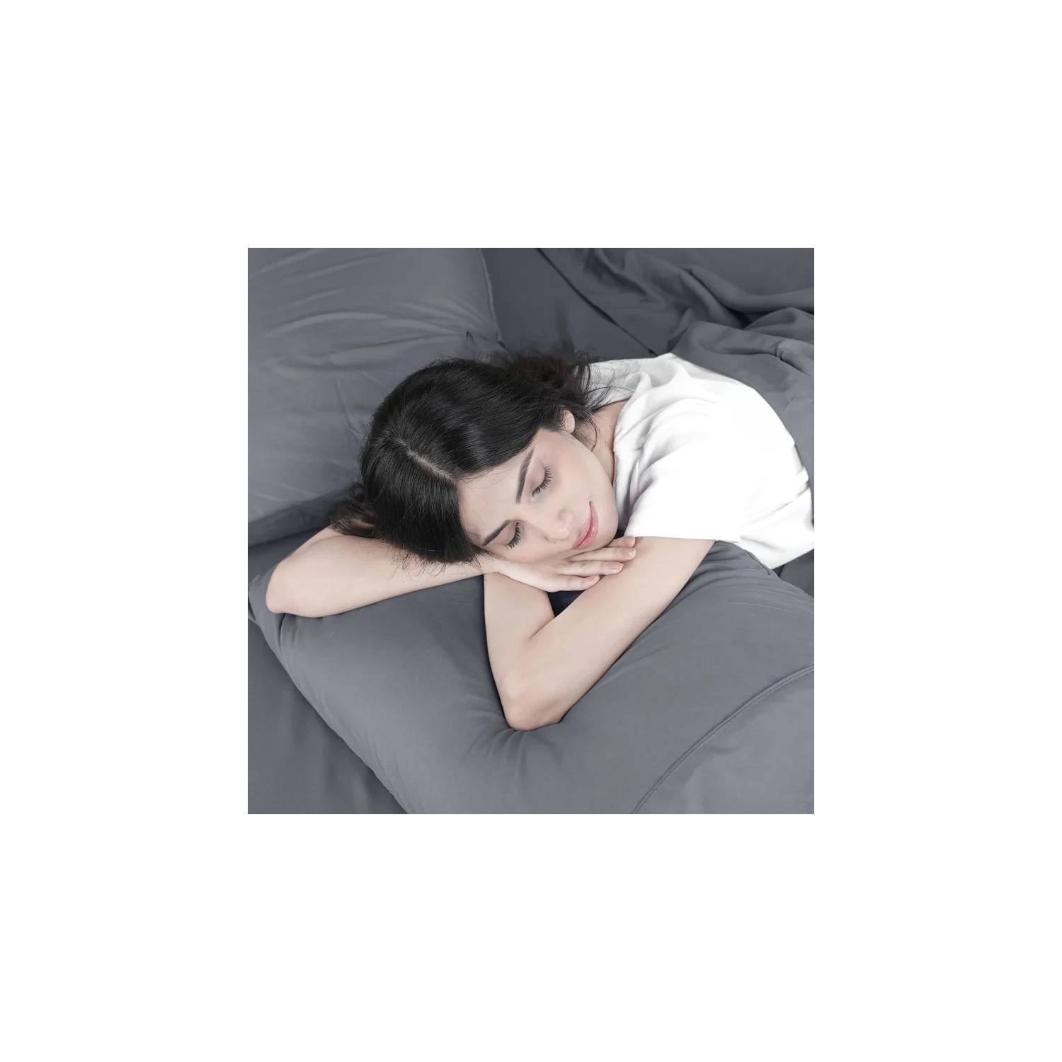 Soft Brushed Microfiber 4 Piece Queen Bedding Set - Shrinkage & Fade Resistant - Easy Care