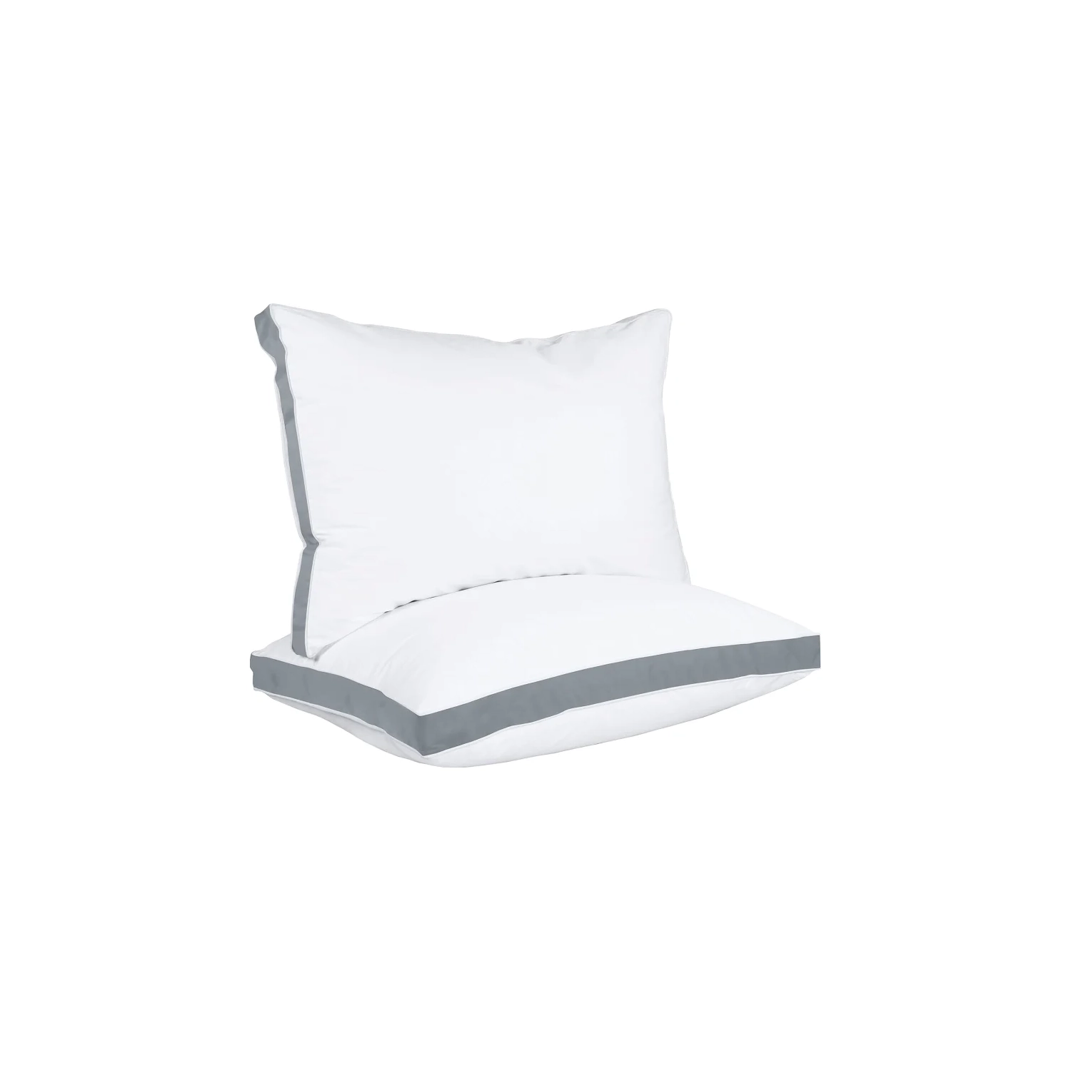 Oreillers rafraîchissants grand format, ensemble de 2 - oreillers à gousset de qualité hôtel pour le dos, le ventre ou les pyjamas latéraux