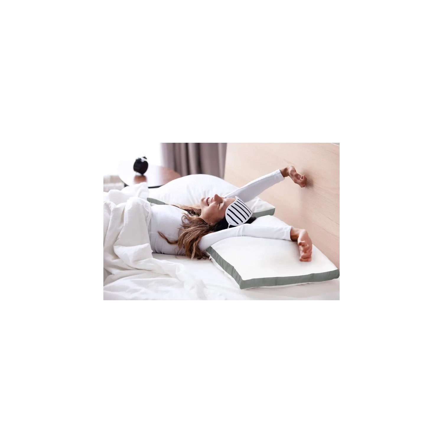 Oreillers rafraîchissants grand format, ensemble de 2 - oreillers à gousset de qualité hôtel pour le dos, le ventre ou les pyjamas latéraux