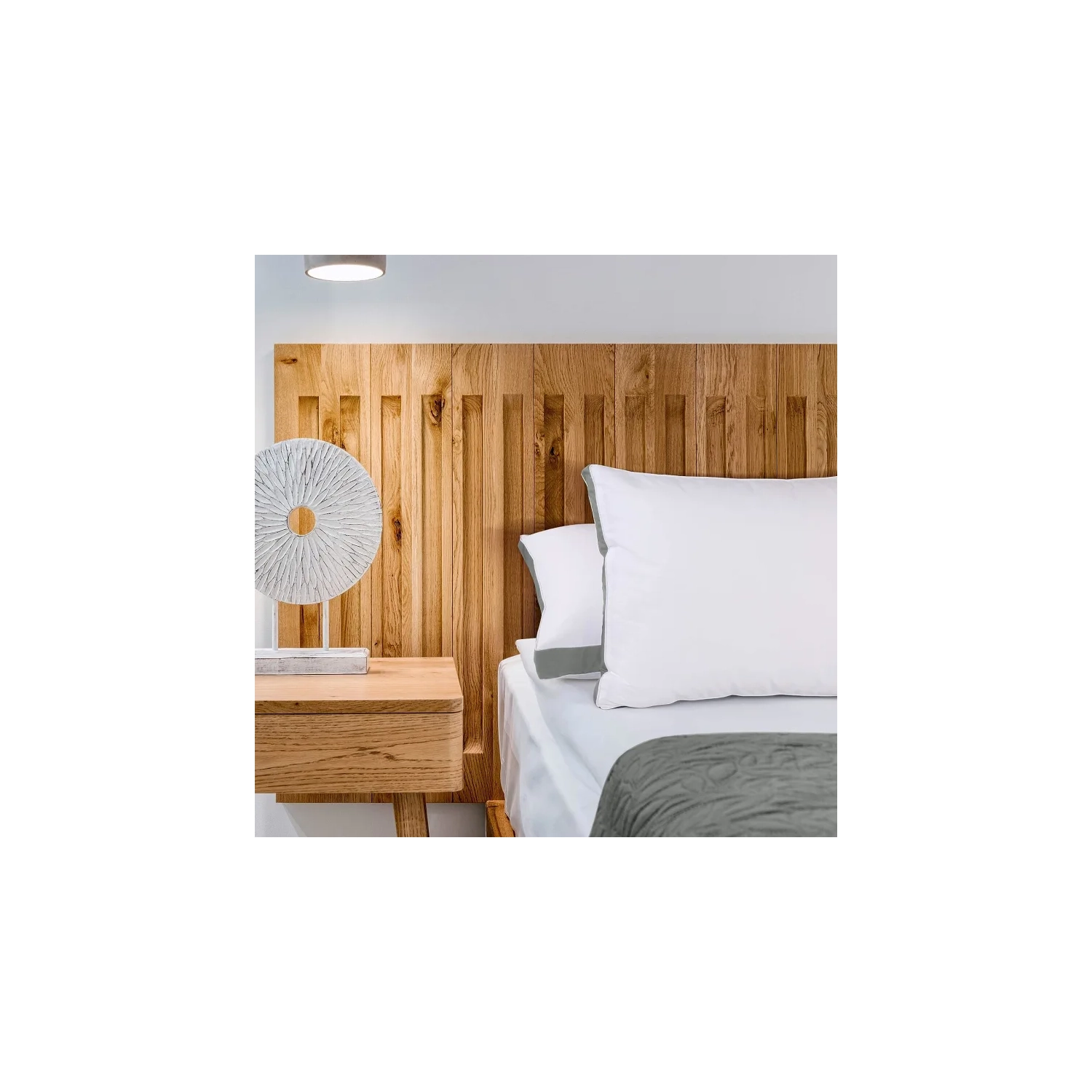 Oreillers rafraîchissants grand format, ensemble de 2 - oreillers à gousset de qualité hôtel pour le dos, le ventre ou les pyjamas latéraux