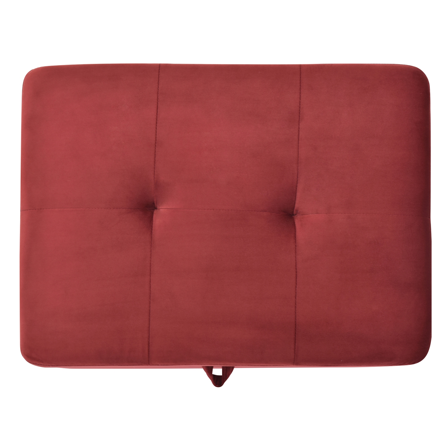 Monaco Burgundy Tufted Storage Ottoman