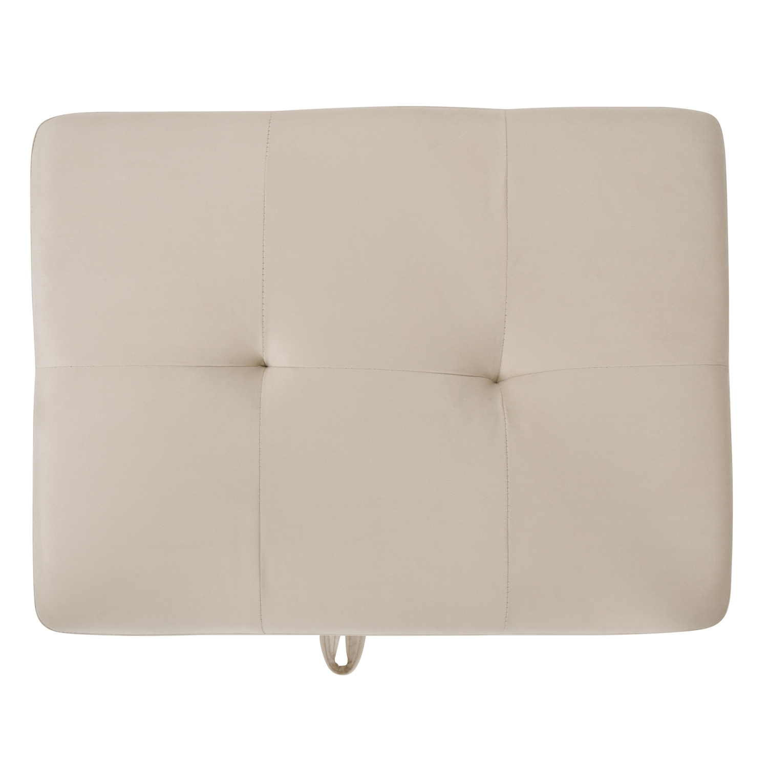 Monaco Beige Tufted Storage Ottoman