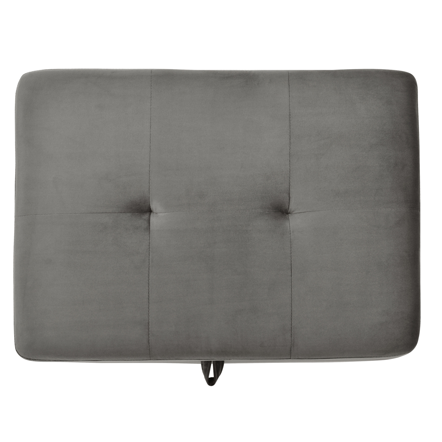 Monaco Gray Tufted Storage Ottoman