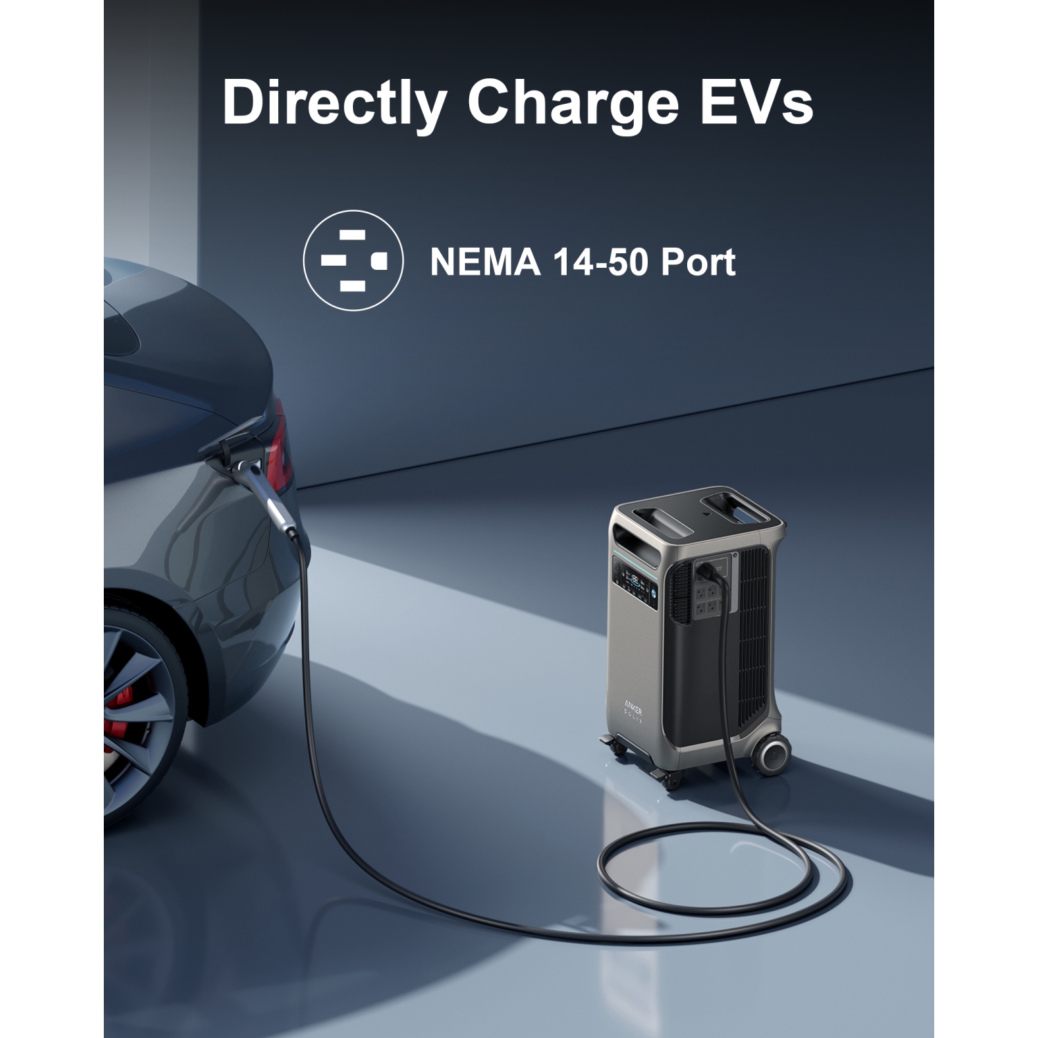 Anker SOLIX F3800(3840Wh) 6000-Watt All-in-One Home Power Station for Whole-Home Backup, RVs