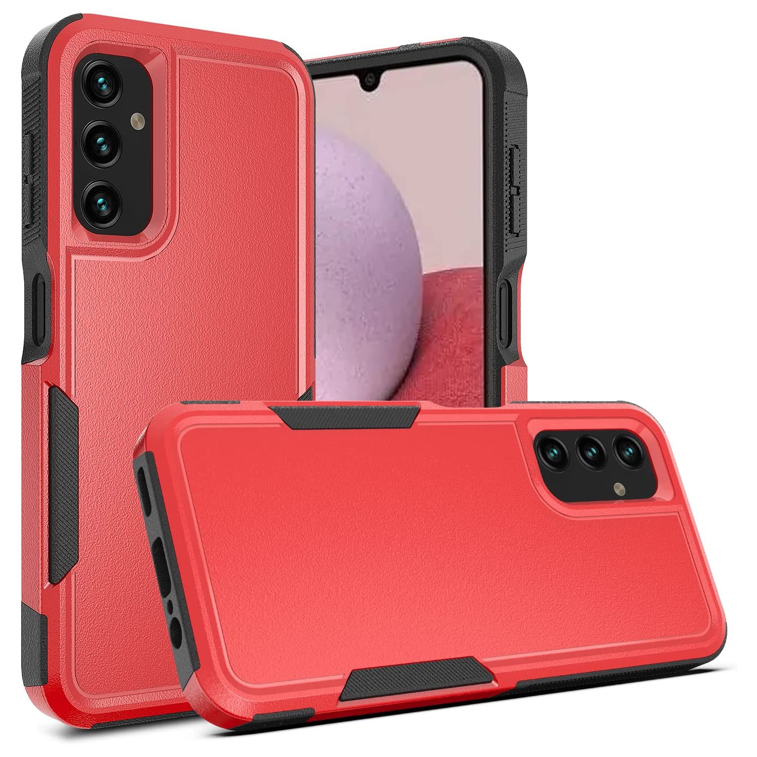 XCRS Dual Layered Comm PC + TPU Cover, Heavy Duty, Tuff, Drop Tested Protection Case for Samsung Galaxy S23 FE 5G 2023