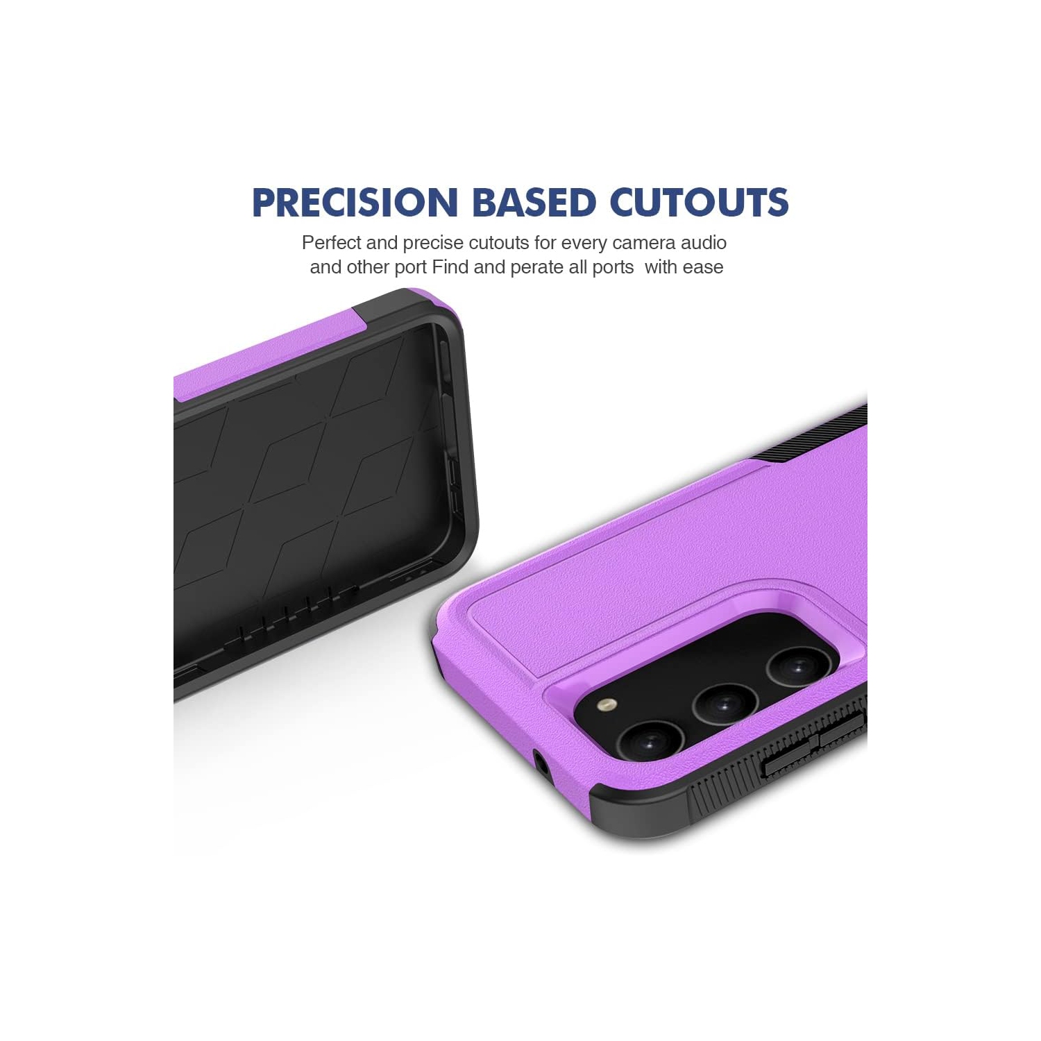 XCRS Dual Layered Comm PC + TPU Cover, Heavy Duty, Tuff, Drop Tested Protection Case for Samsung Galaxy S23 FE 5G 2023