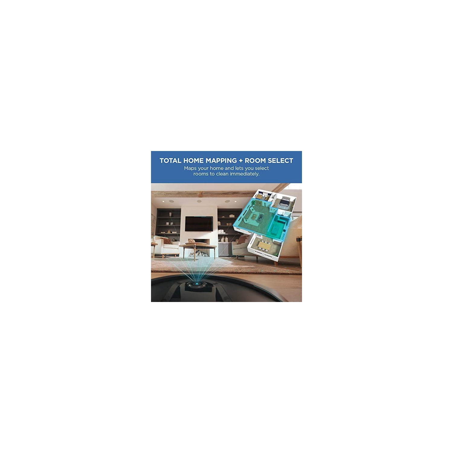 Remis à neuf - aspirateur robot IQ de Shark avec base XL à vidage automatique, sans sac