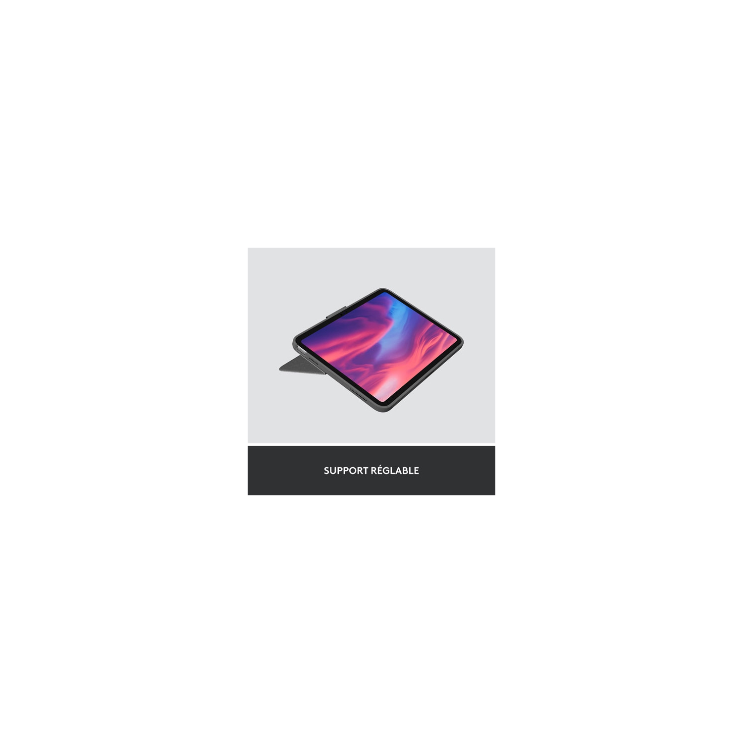 Logitech Combo Touch Keyboard Case for iPad - Oxford Grey