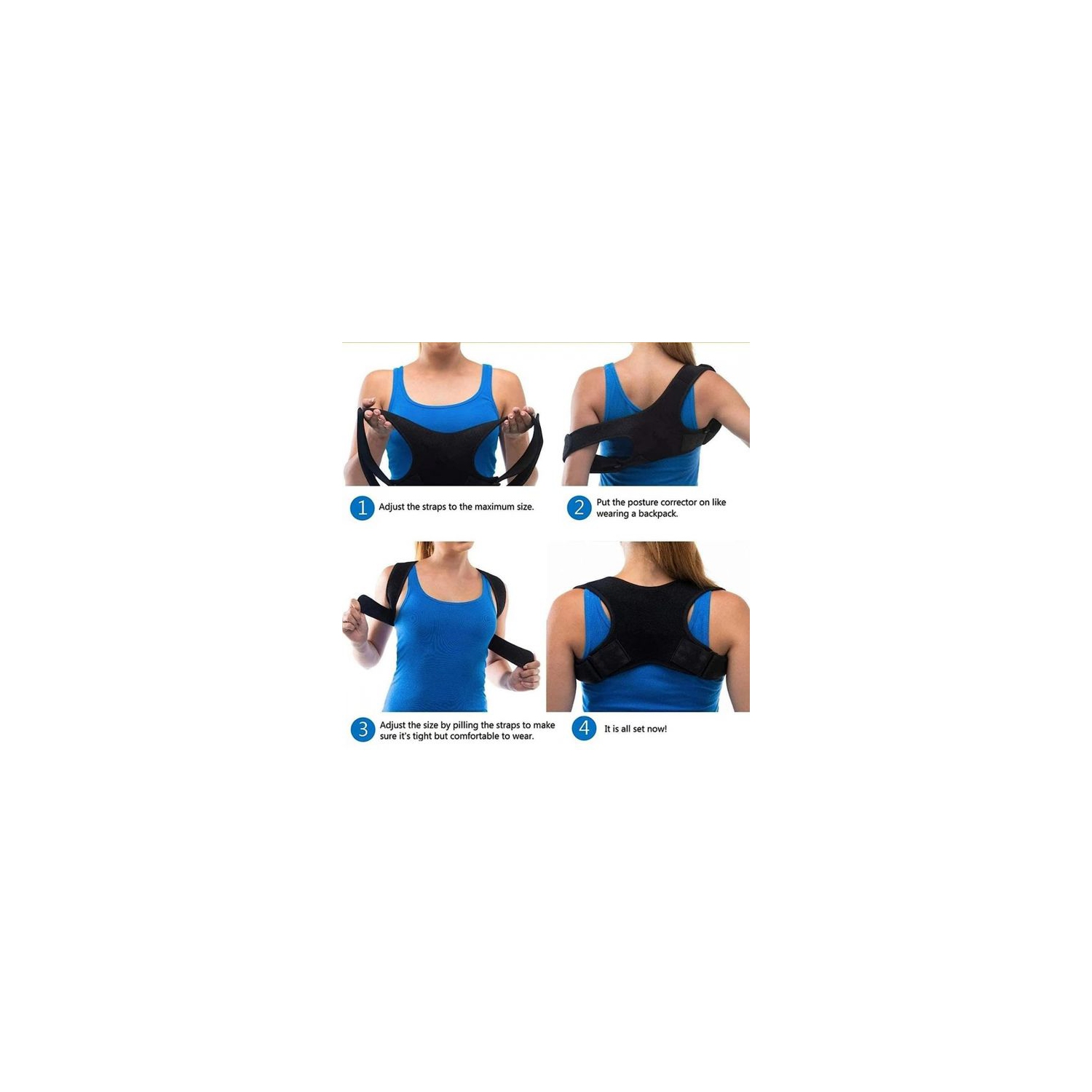 Back Brace Posture Corrector Lower and Upper Back Pain Relief