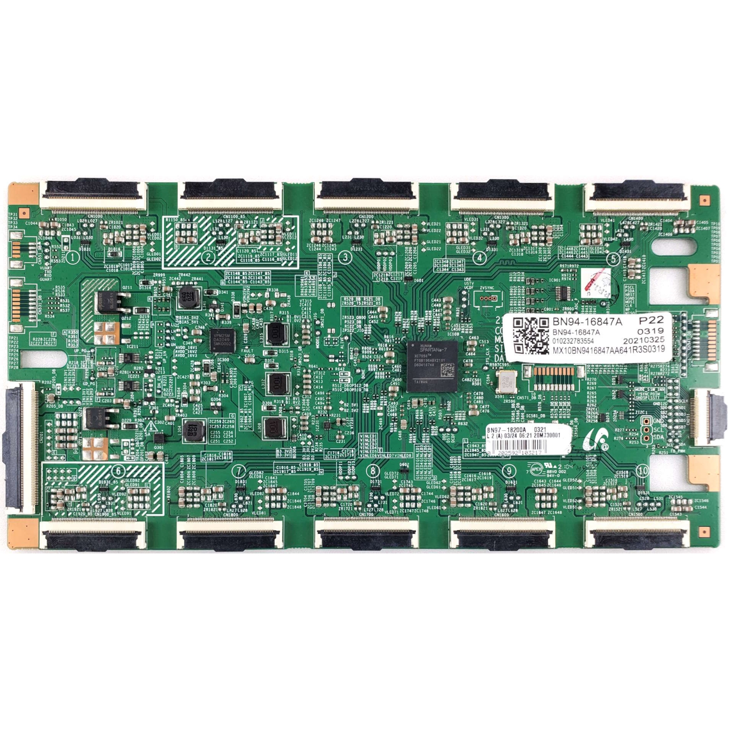 Refurbished (Good) Samsung TV Main Board QN65QN800A (Ver. AB02/CA01/CC03) BN94-16847A