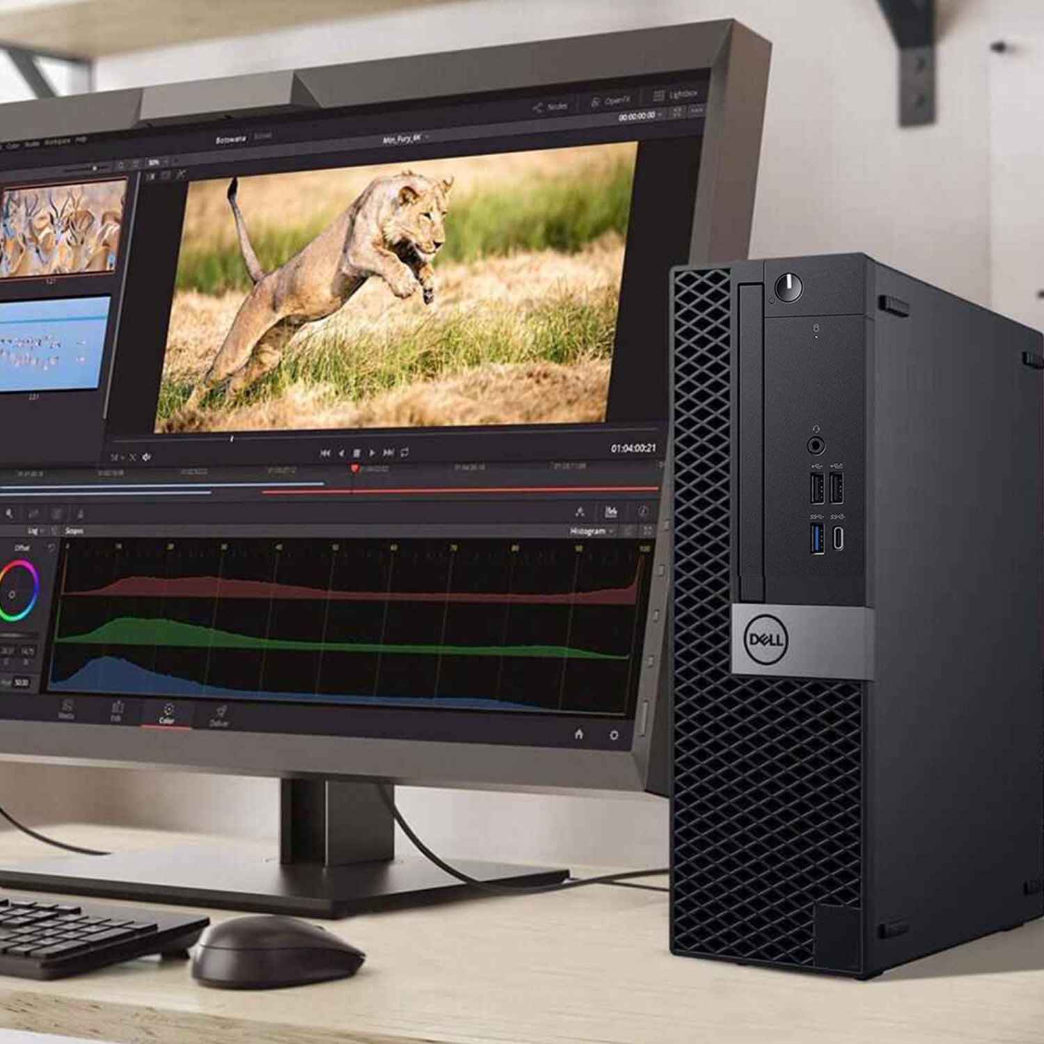 Refurbished - Desktop PC Dell OptiPlex 5060/7060 SFF Gaming Computer, Windows 11 Pro (Intel Core i5 CPU/ 2TB(Fast Boot) NVMe SSD/ 32GB DDR4 RAM/ New