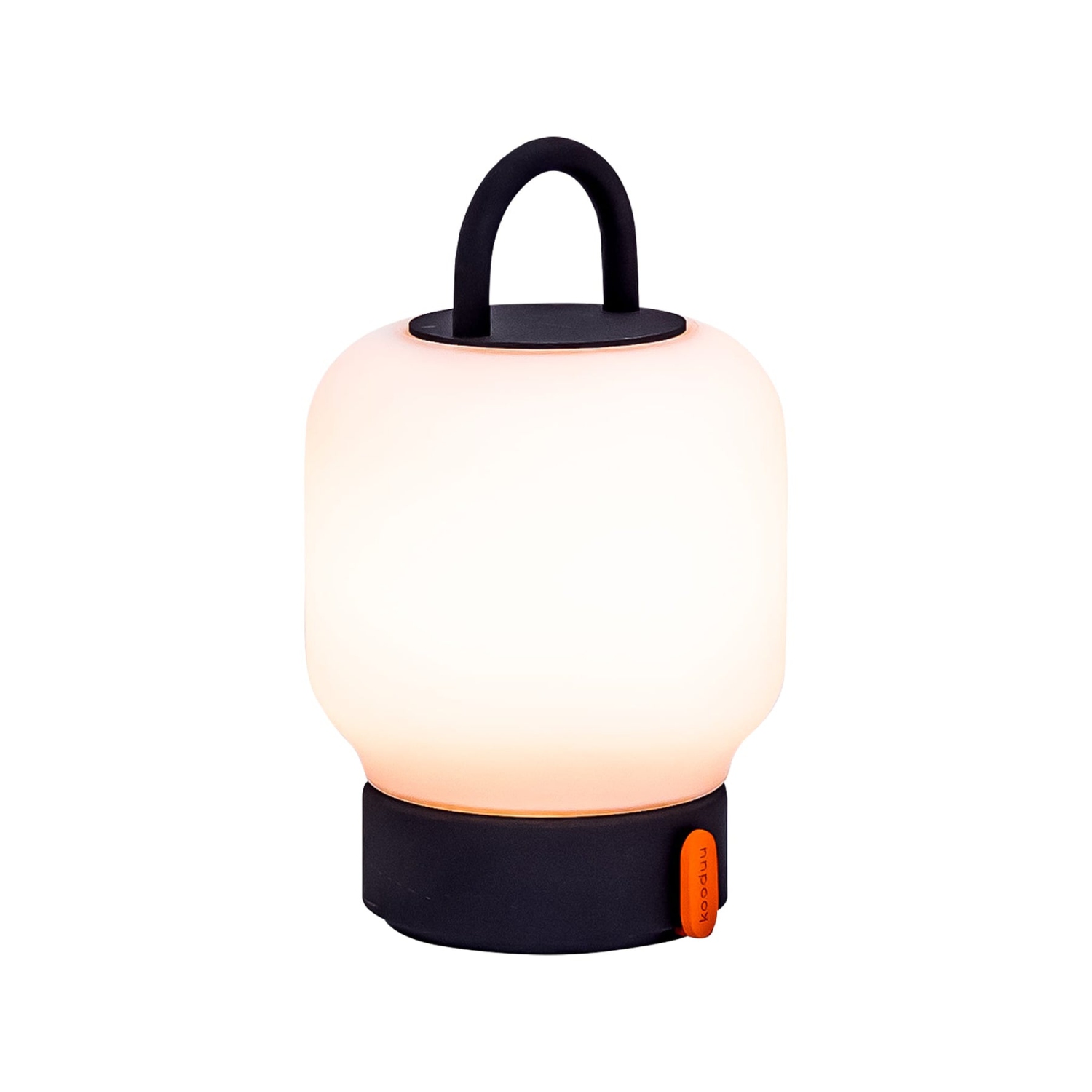 Lampe de table portative à DEL Loome de Kooduu, anthracite