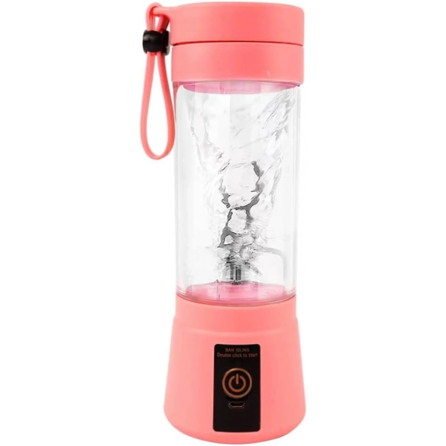 Rechargeable USB Portable Blender with Brush - 6 Blades Mini Blender for Kitchen, Home, Travel | Ideal for Mixing Protein Powder