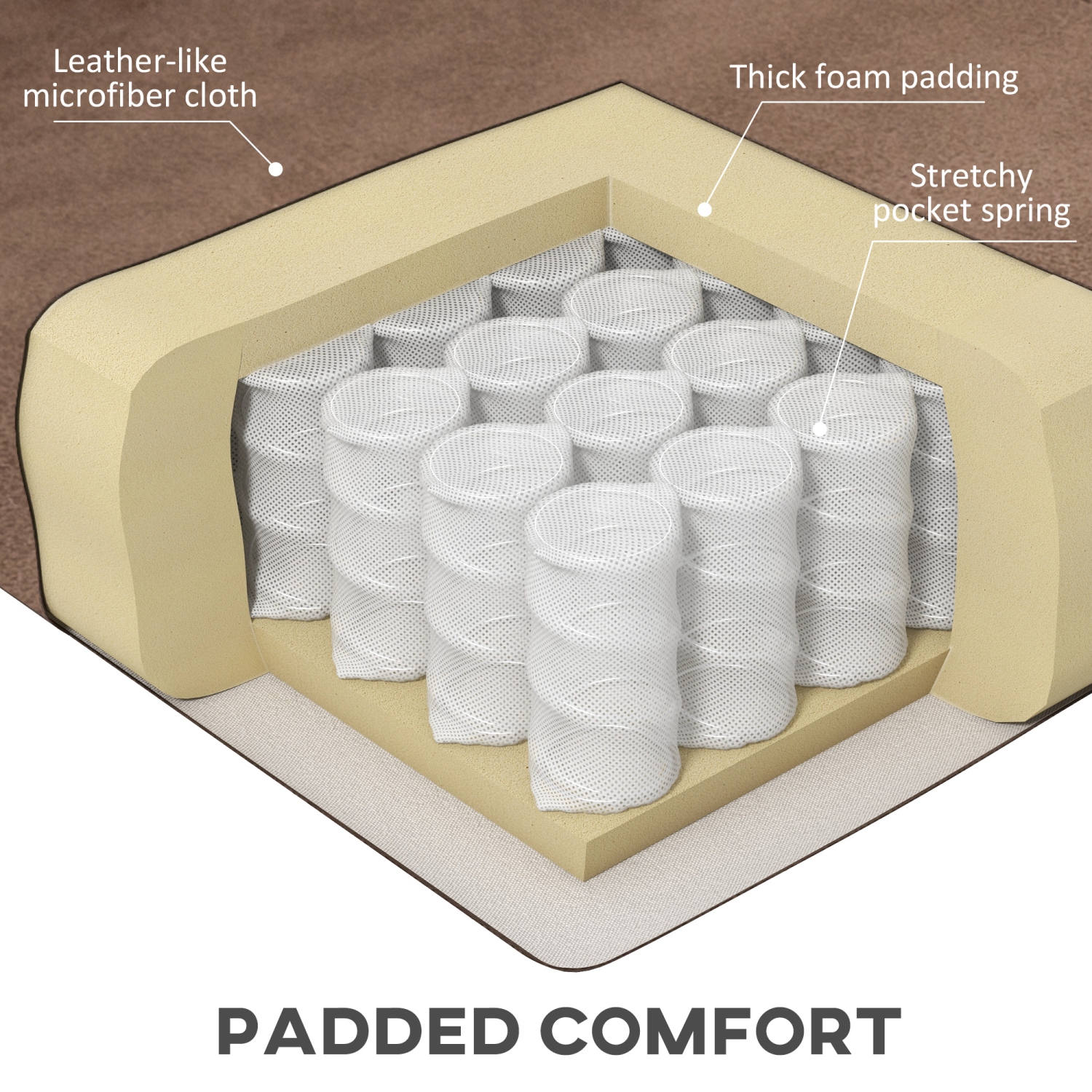 HOMCOM 8-Point Vibration Massage Recliner Chair, Manual Microfibre Reclining Sofa Chair for Living Room with Side Pockets, Footrest, Remote, Easy