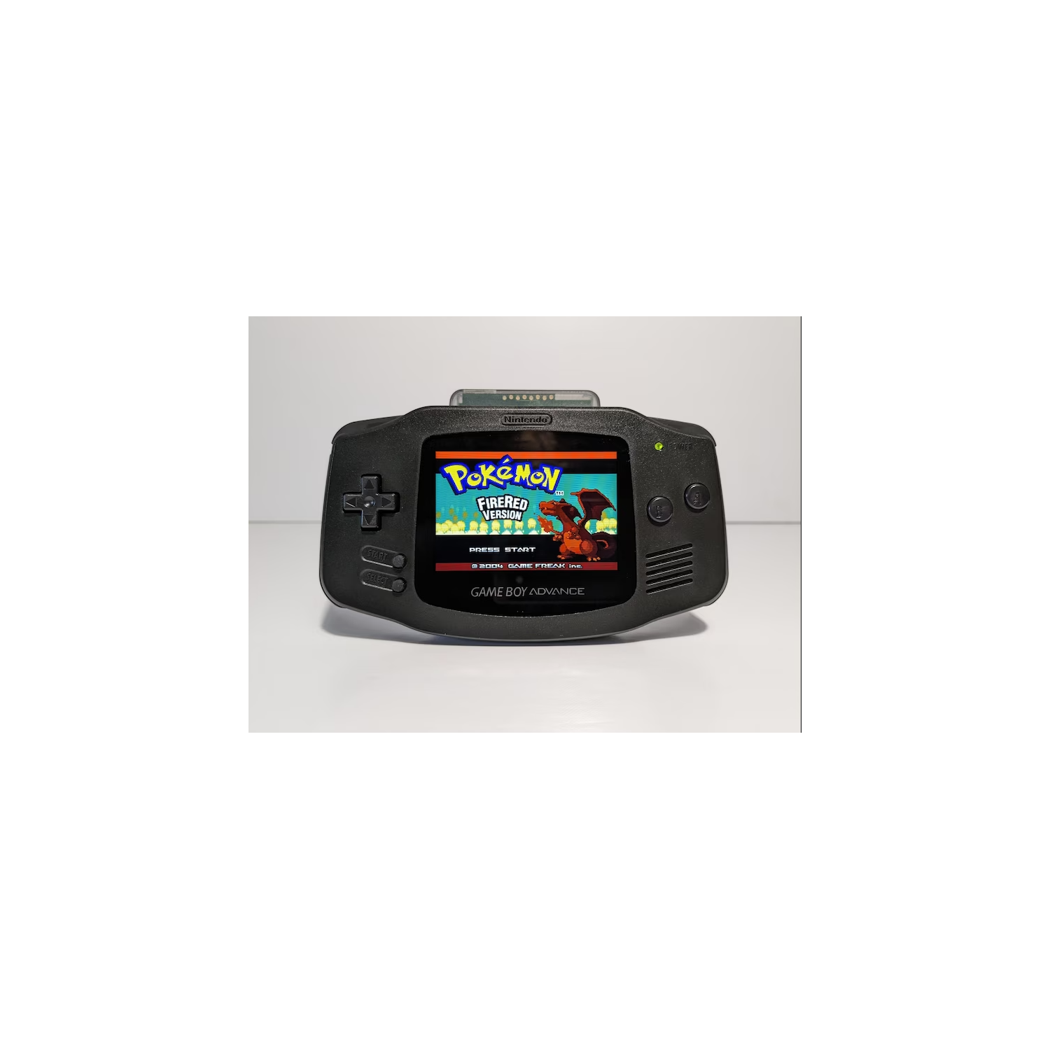 Authentic Refurbished Excellent Nintendo Gameboy Advance GBA Black Handheld Gaming BACKLIT IPS And USB-C Rechargeable Battery