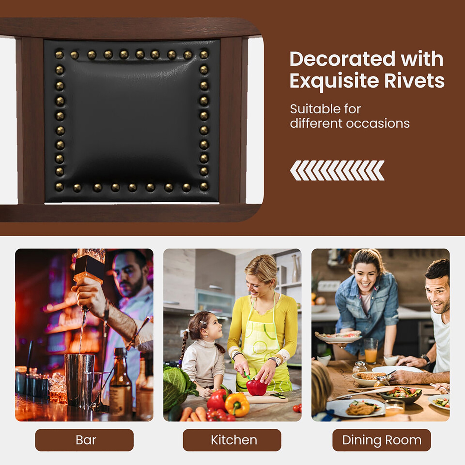 Gymax 25.5'' Swivel Bar Stool Set of 2 Counter Height Bar Stools Armless Chairs for Pub