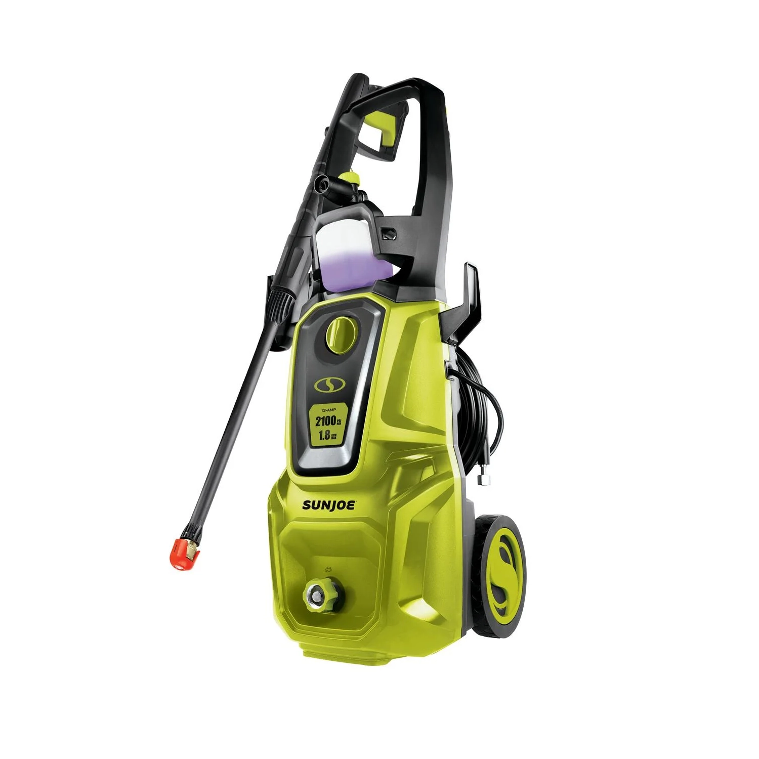 Sun Joe Electric Pressure Washer W/ Quick-Connects & Hose Reel, 13-Amp,  Brushless Induction Motor 