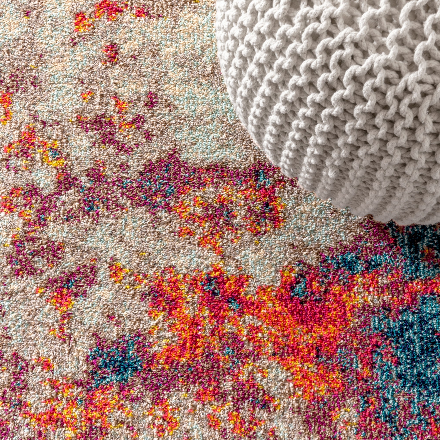 Contemporary Pop Modern Abstract Area Rug