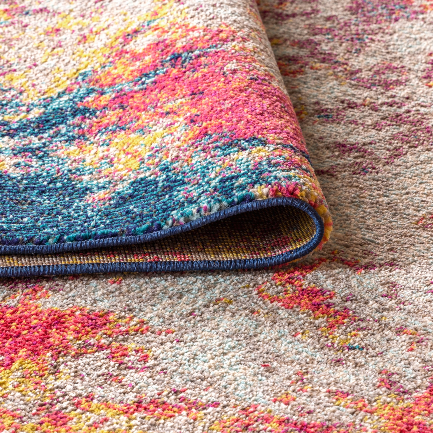 Contemporary Pop Modern Abstract Area Rug