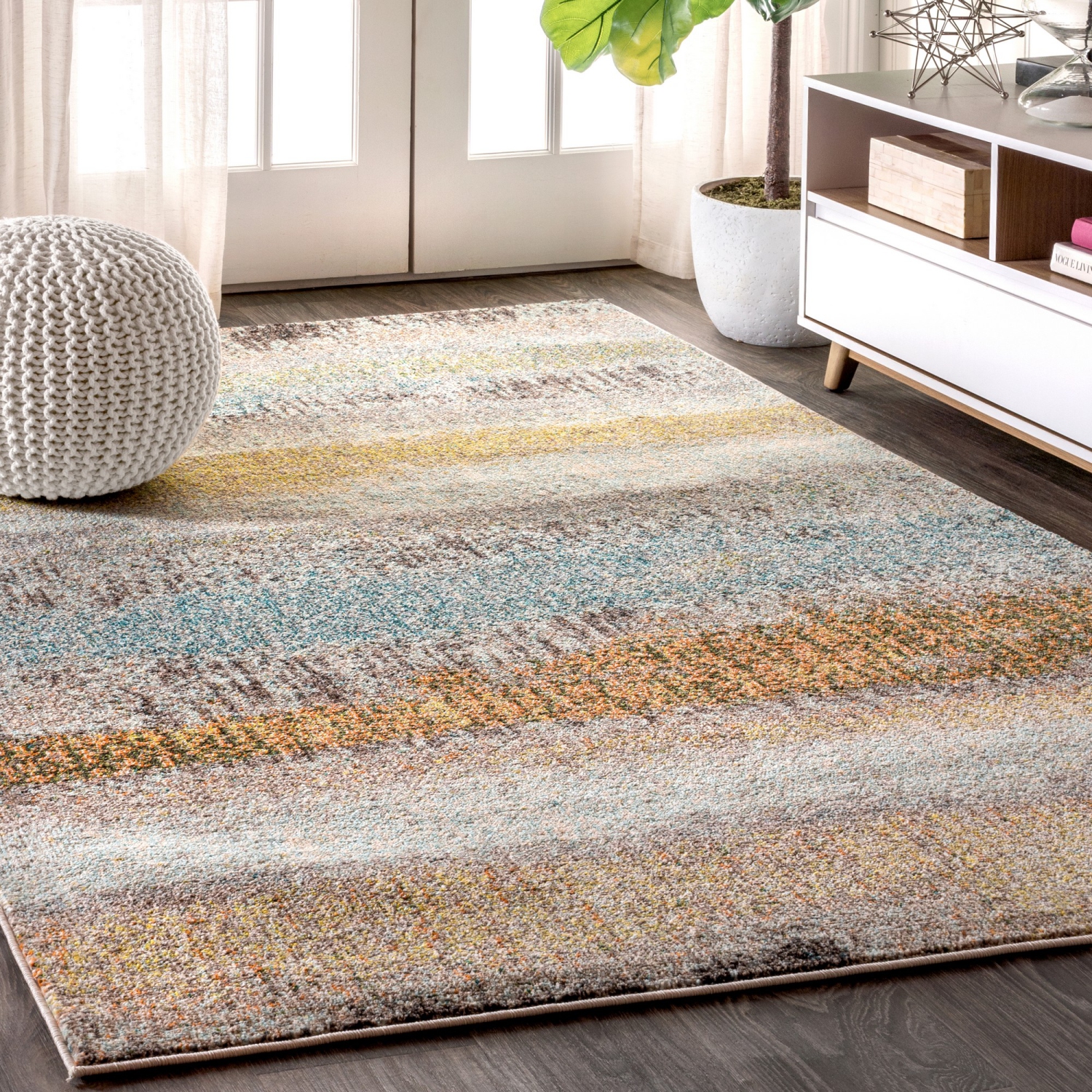 Style Contemporary Pop Modern Abstract Vintage Area Rug