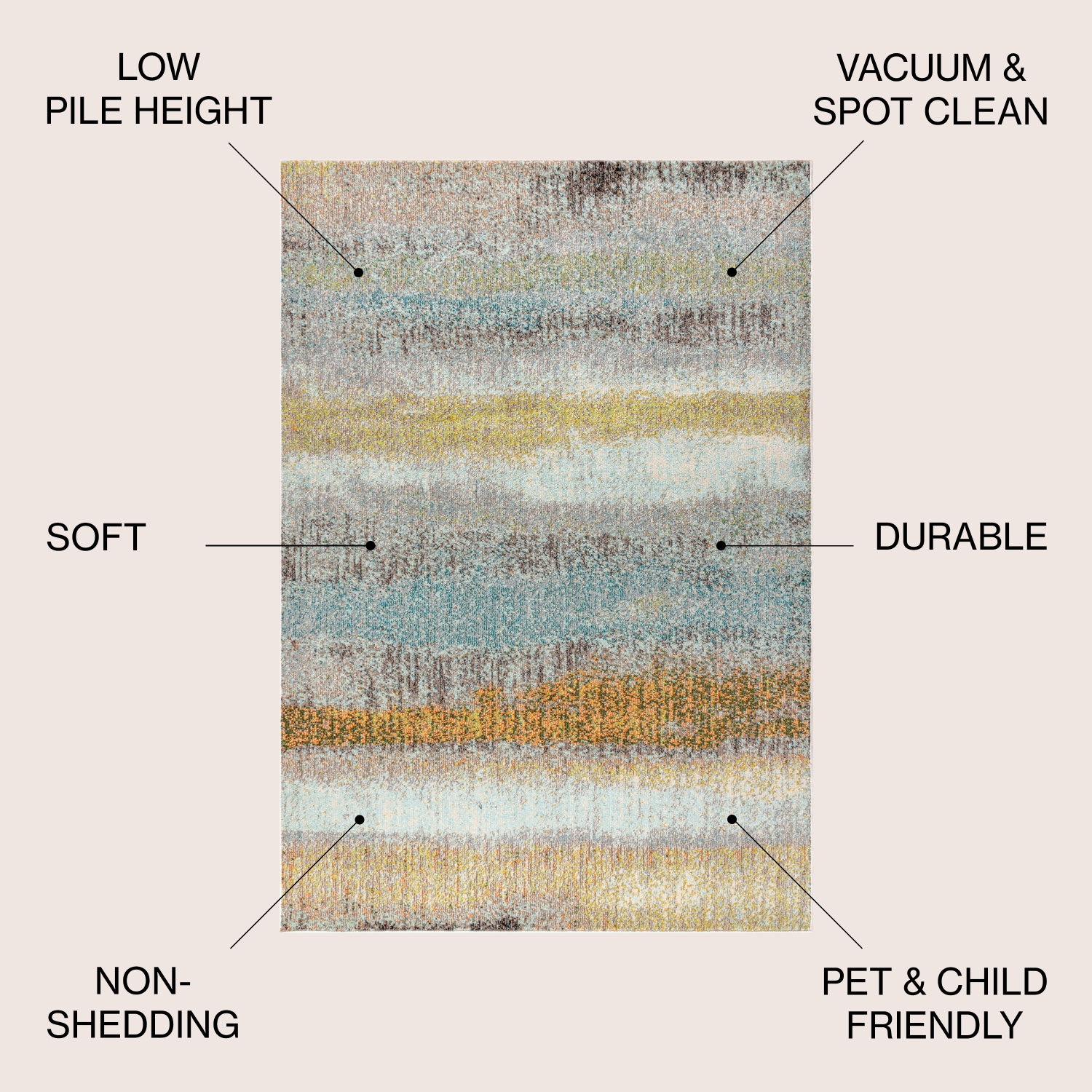 Style Contemporary Pop Modern Abstract Vintage Area Rug