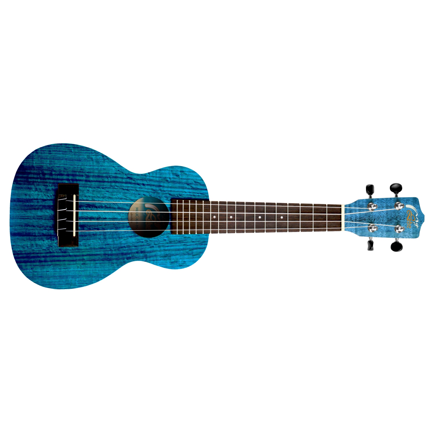 Leho Xtreme Mahogany Concert Ukulele - Blue Sea