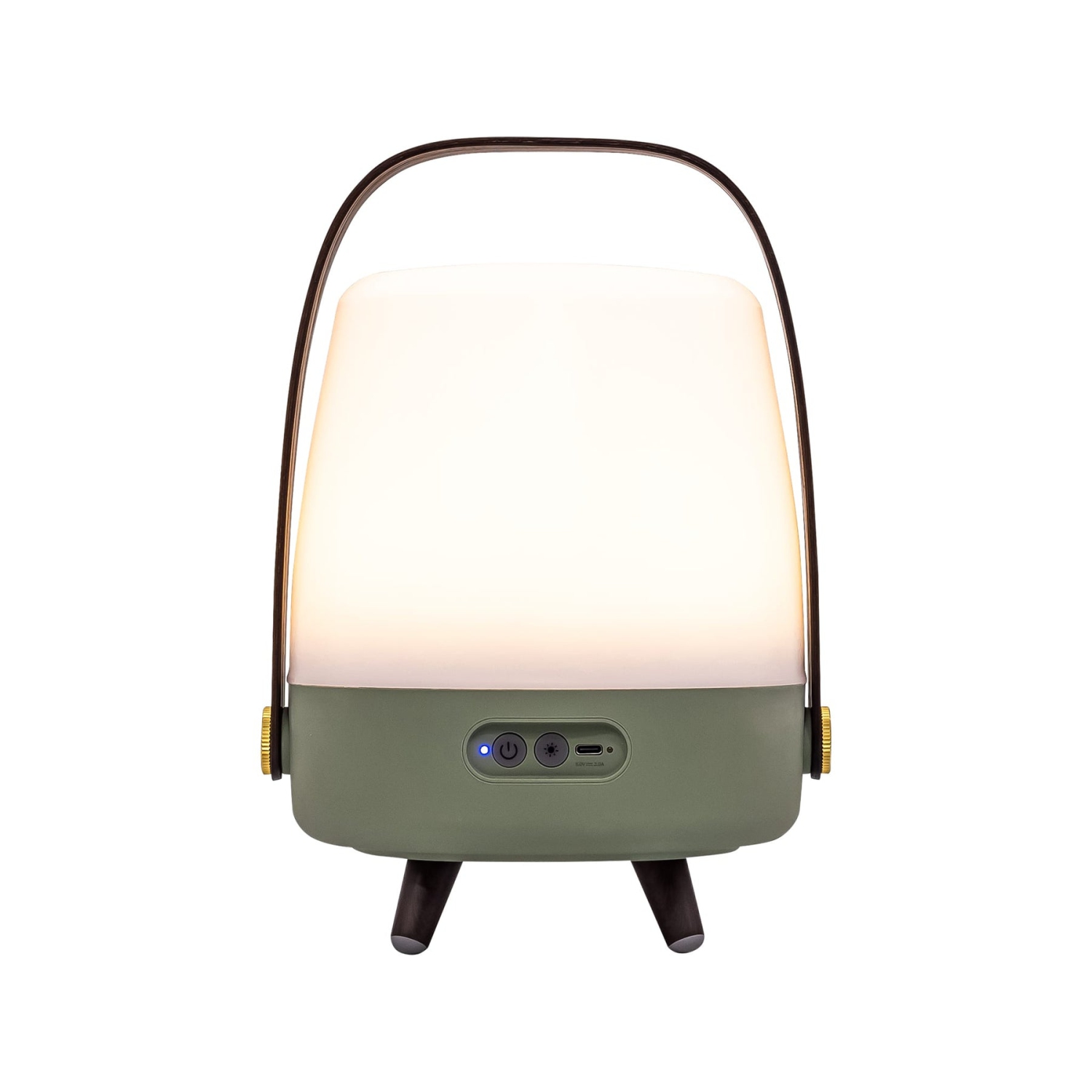 kooduu Lite-up Play Mini Bluetooth Wireless Speaker and LED Lamp, Sound by JBL, Petroleum