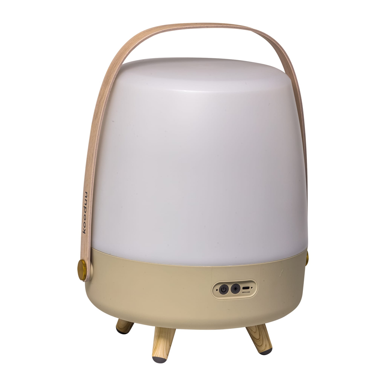 kooduu Lite-up Play Bluetooth Wireless Speaker and LED Lamp, Sound by JBL, Sand