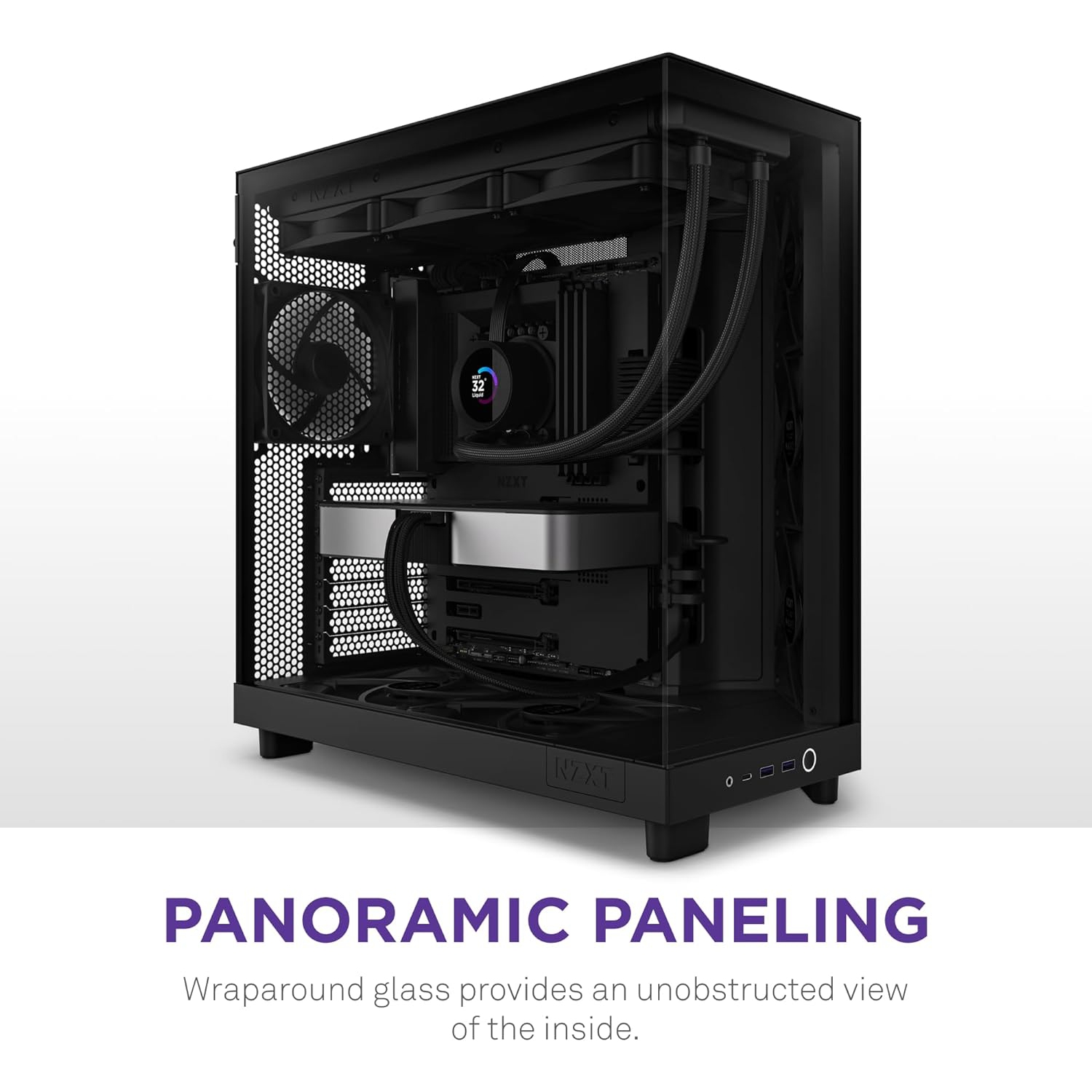 NZXT H6 Flow Compact Dual-Chamber Mid-Tower Airflow Case