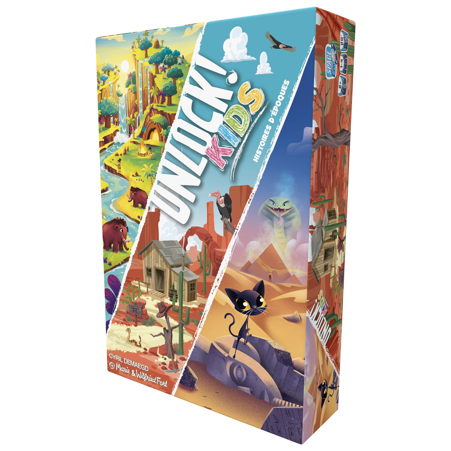 Unlocked! Kids 2 Card Game - French