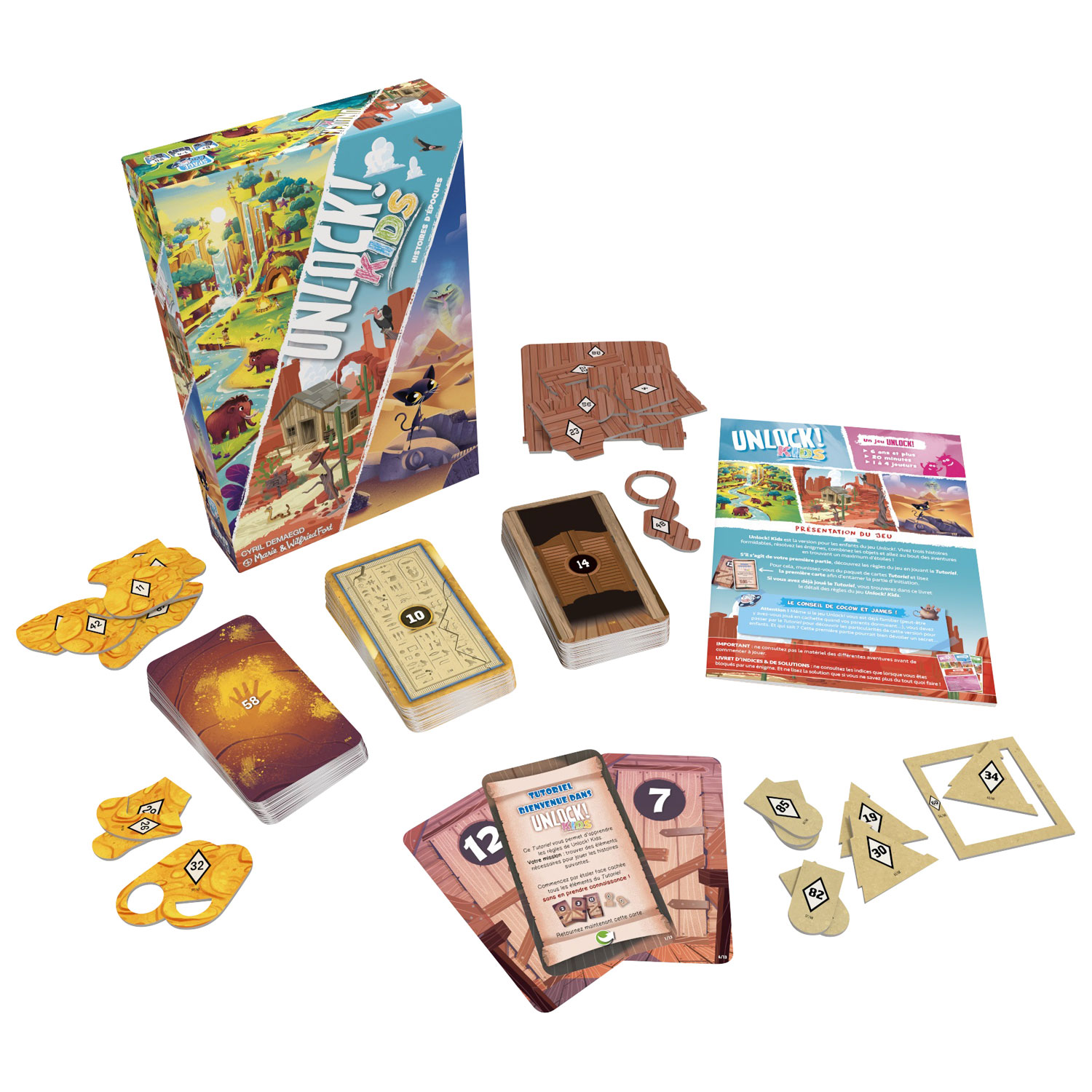 Unlocked! Kids 2 Card Game - French