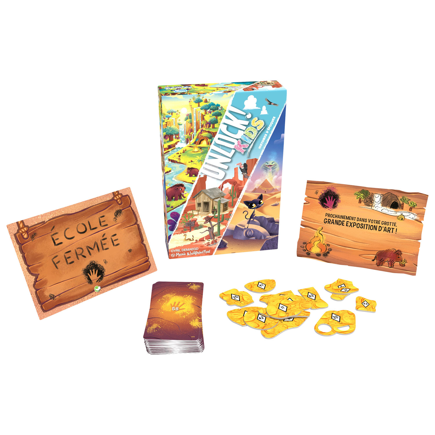 Unlocked! Kids 2 Card Game - French