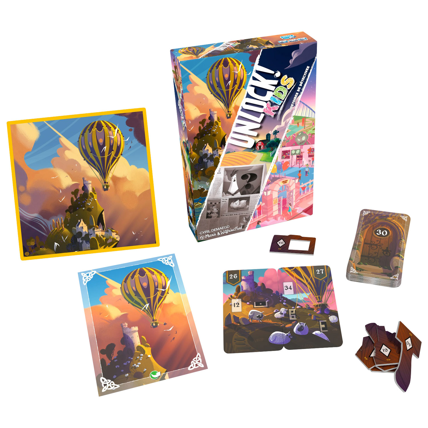 Unlocked! Kids Card Game - French