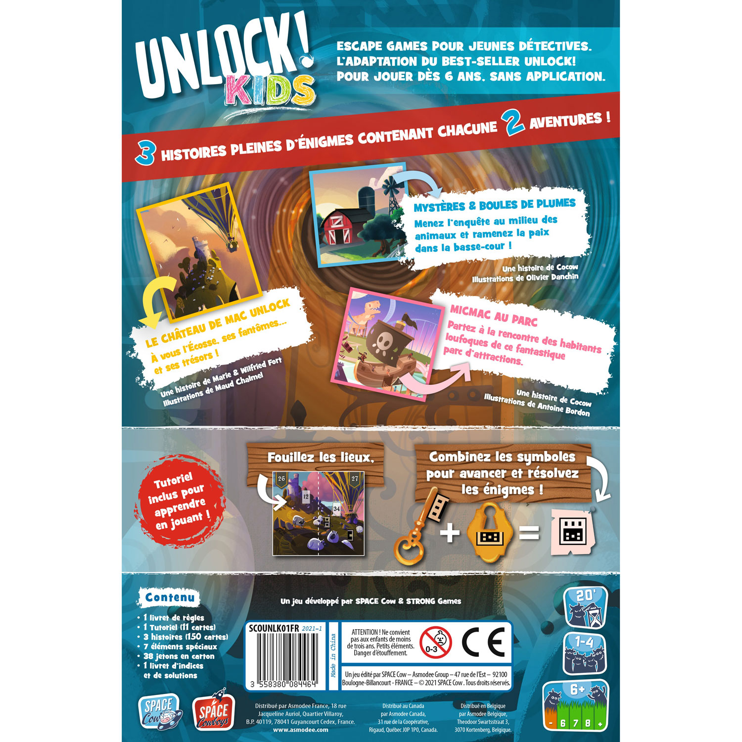Unlocked! Kids Card Game - French